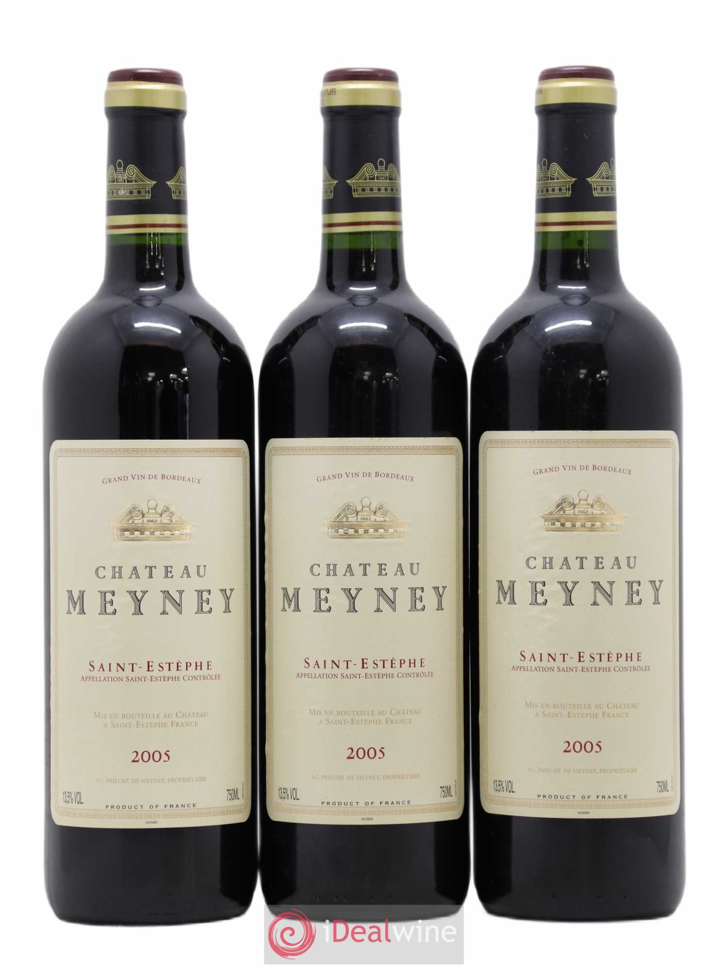 Château Meyney 2005 - Lot de 3 bouteilles - 0