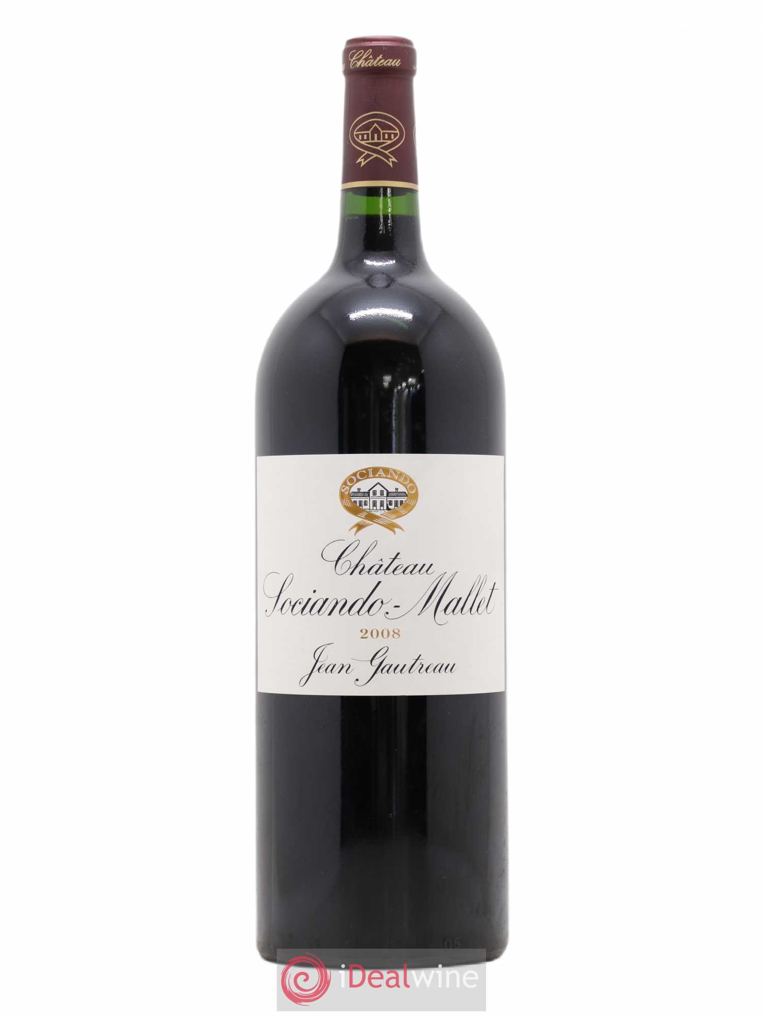Château Sociando Mallet 2008 - Lot de 1 magnum - 0
