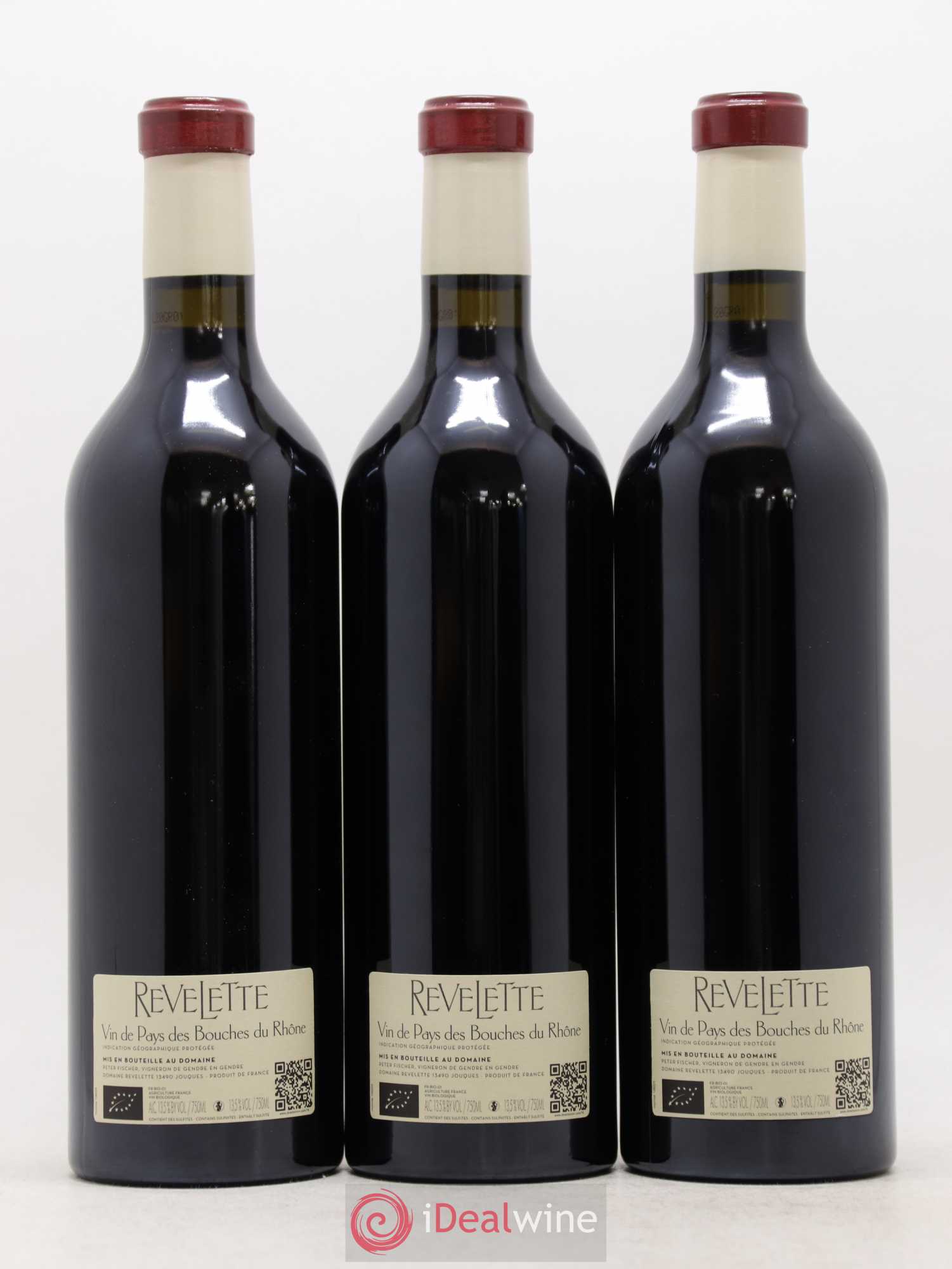 Méditerranée Château Revelette Le Grand Rouge Sandra & Peter Fischer 2011 - Lot de 3 bouteilles - 1