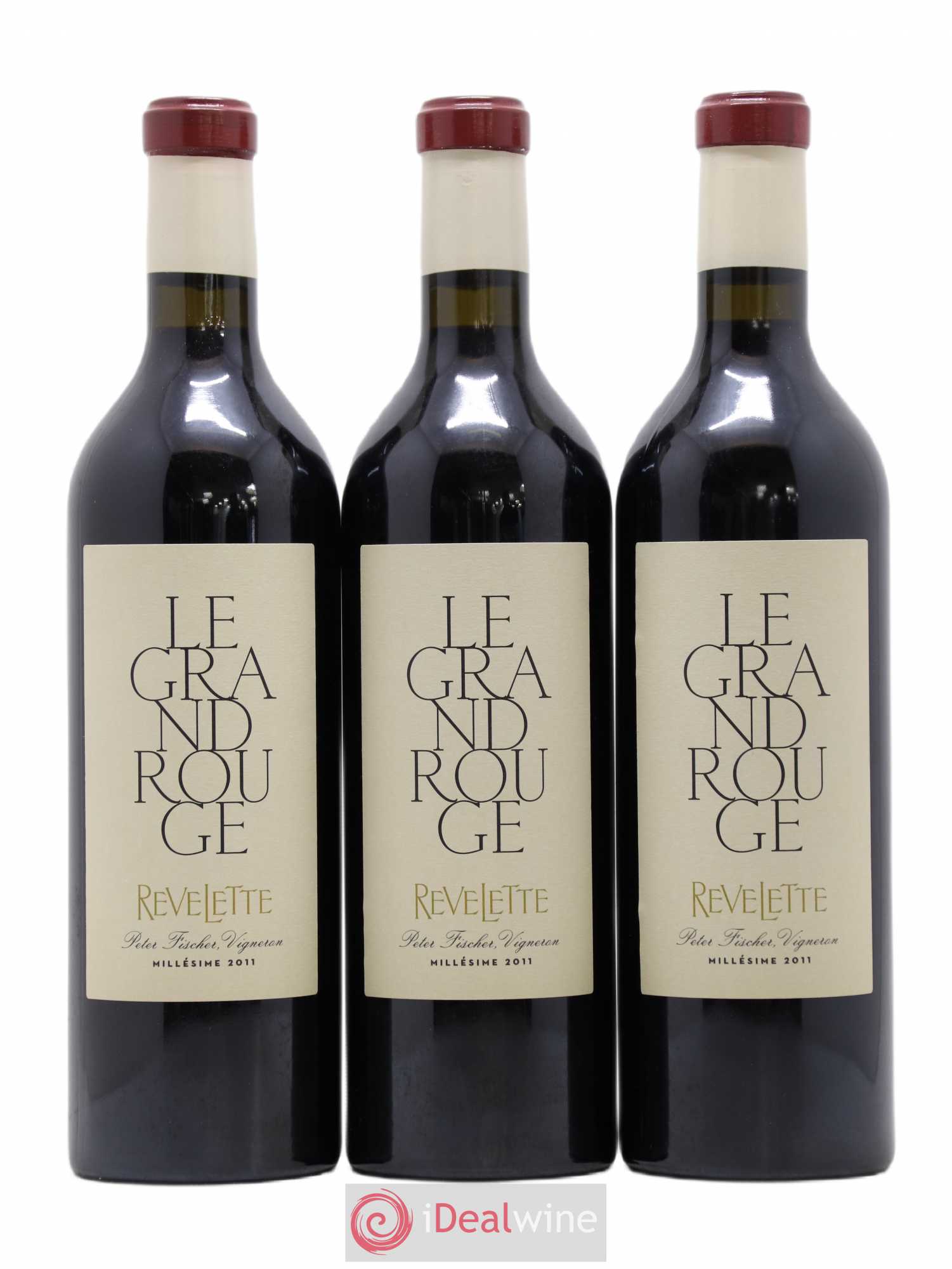 Méditerranée Château Revelette Le Grand Rouge Sandra & Peter Fischer 2011 - Lot de 3 bouteilles - 0