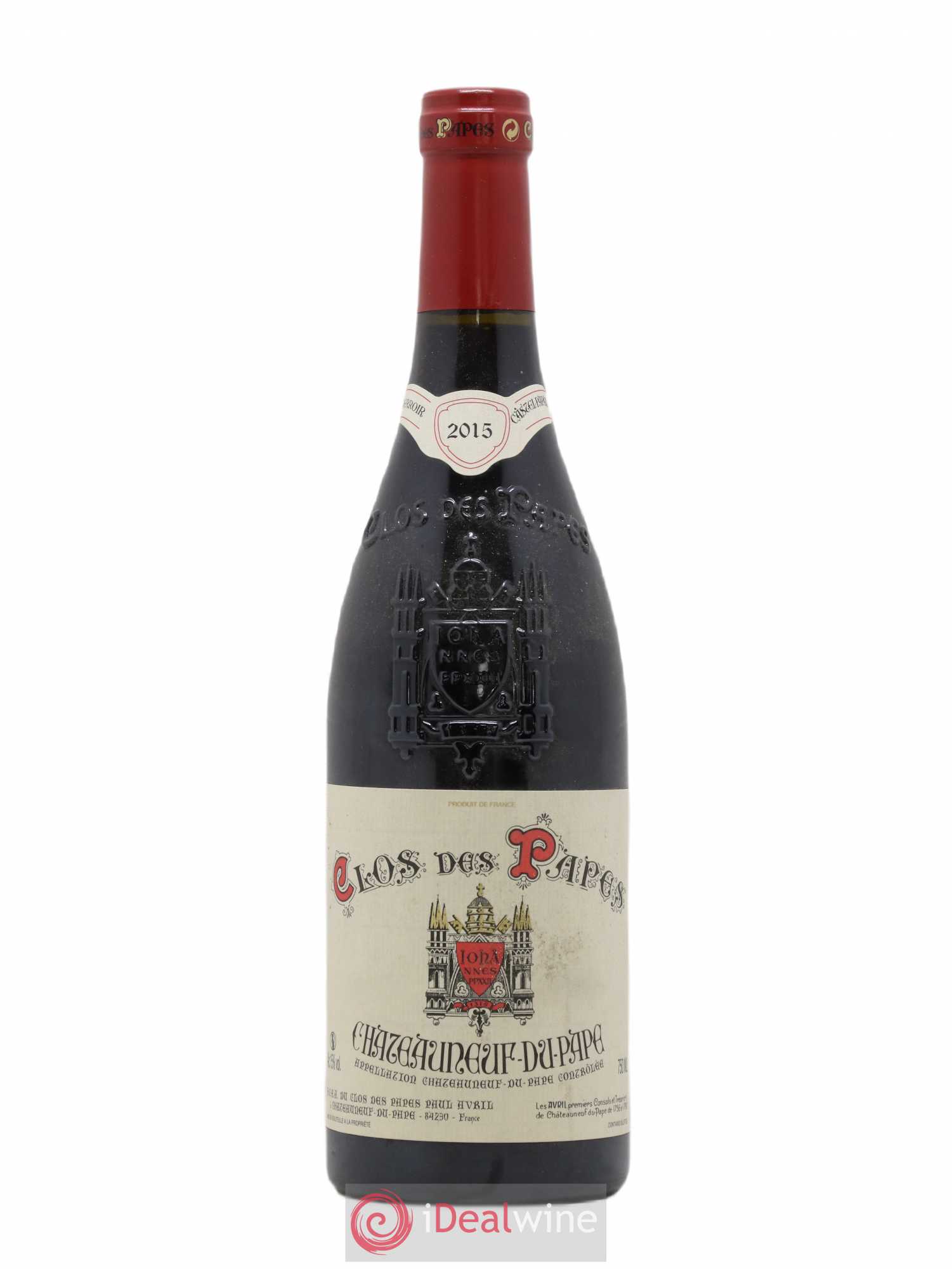 Châteauneuf-du-Pape Clos des Papes - Paul Avril 2015 - Lot de 1 bouteille - 0