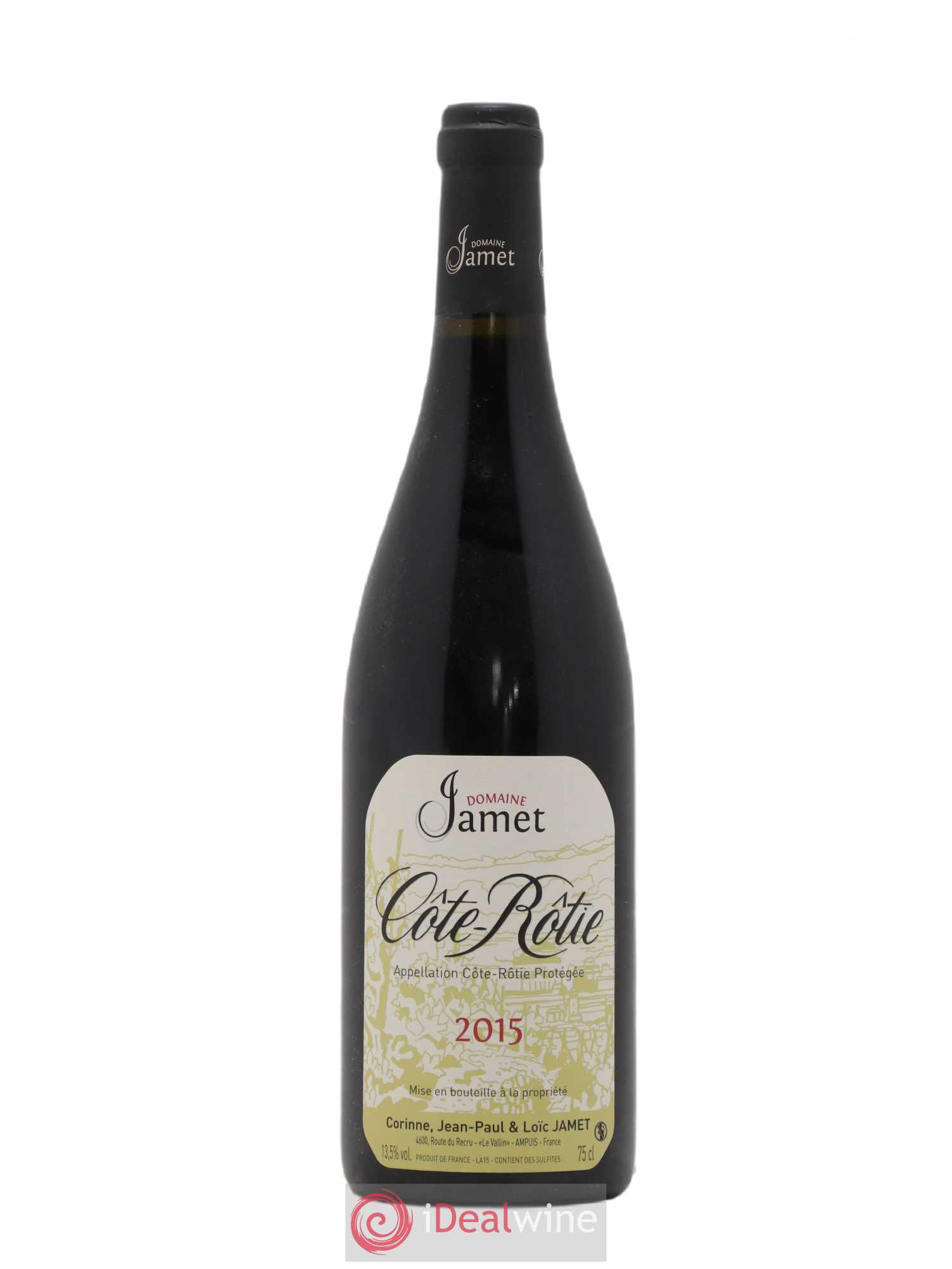 Côte-Rôtie Jamet (Domaine) 2015 - Lot de 1 bouteille - 0