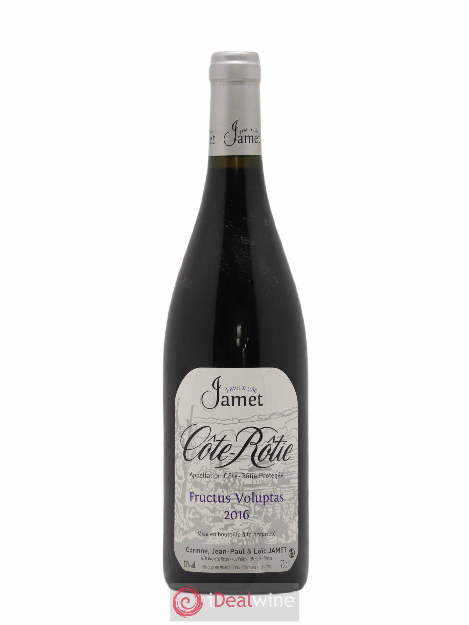 Côte-Rôtie Fructus Voluptas Jamet (Domaine) 2016 - Lot de 1 bouteille - 0