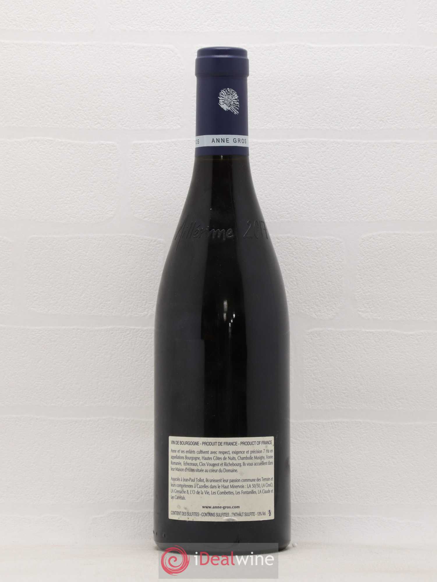 Echézeaux Grand Cru Les Loachausses Anne Gros 2017 - Lot de 1 bouteille - 1