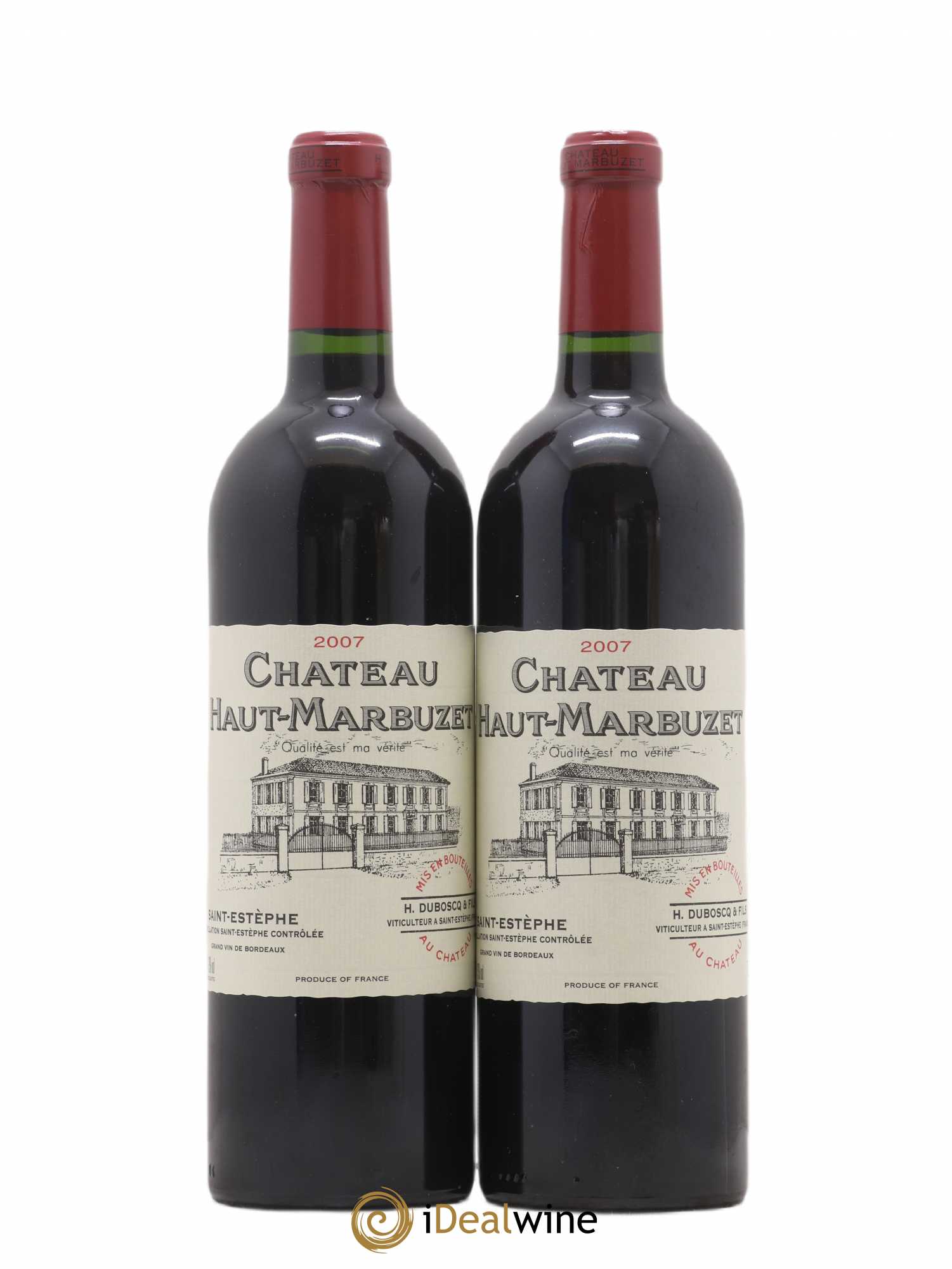 Château Haut Marbuzet 2007 - Lot de 2 bouteilles - 0