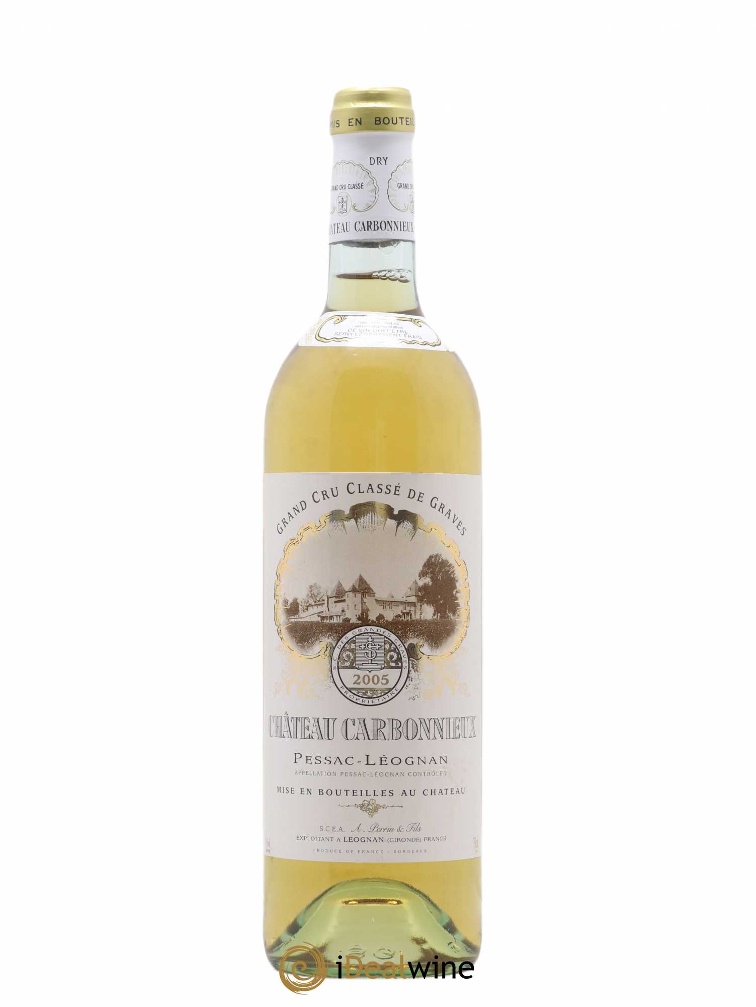 Château Carbonnieux Cru Classé de Graves 2005 - Lot de 1 bouteille - 0