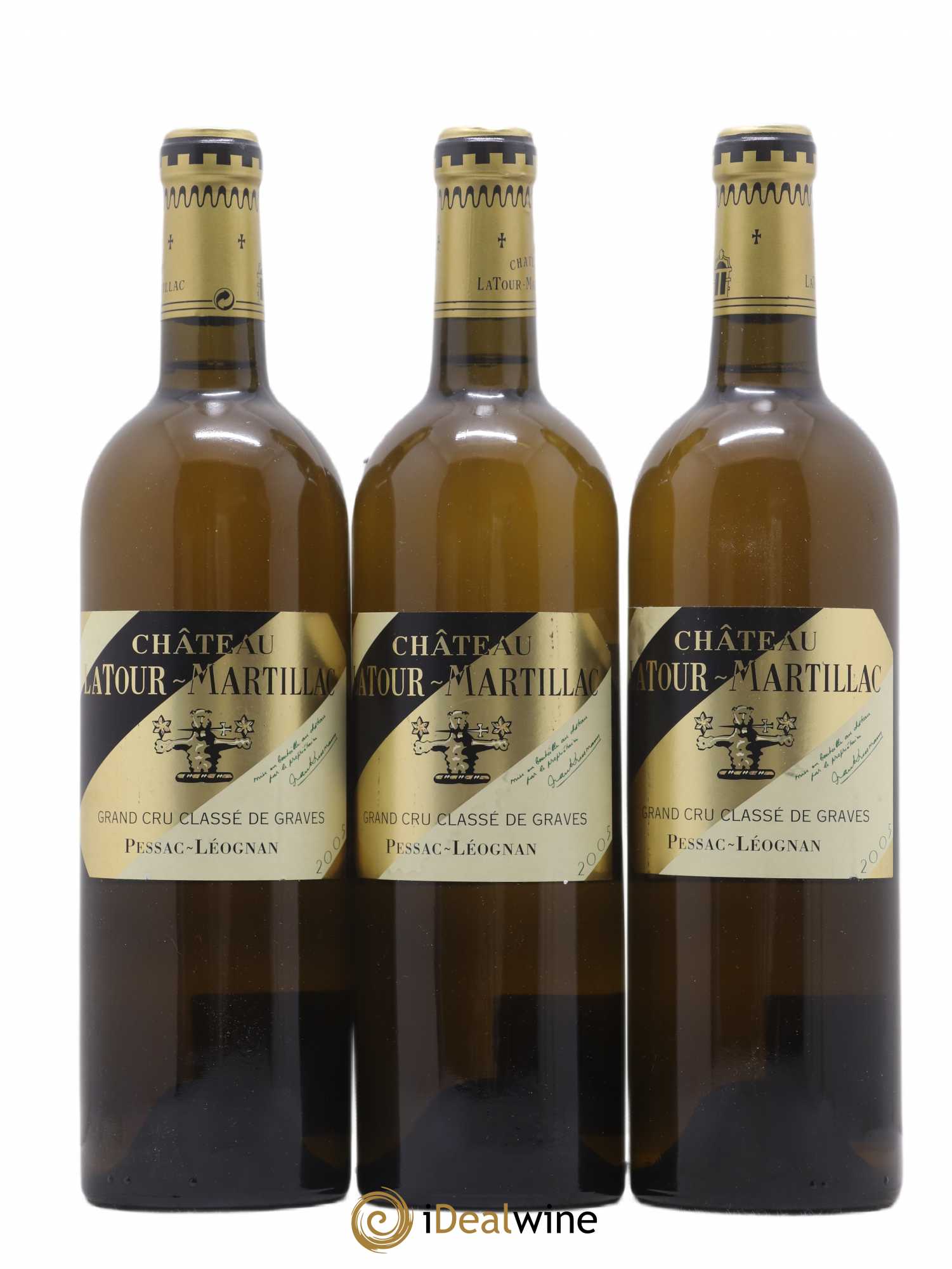 Château Latour-Martillac Cru Classé de Graves 2005 - Lot de 3 bouteilles - 0