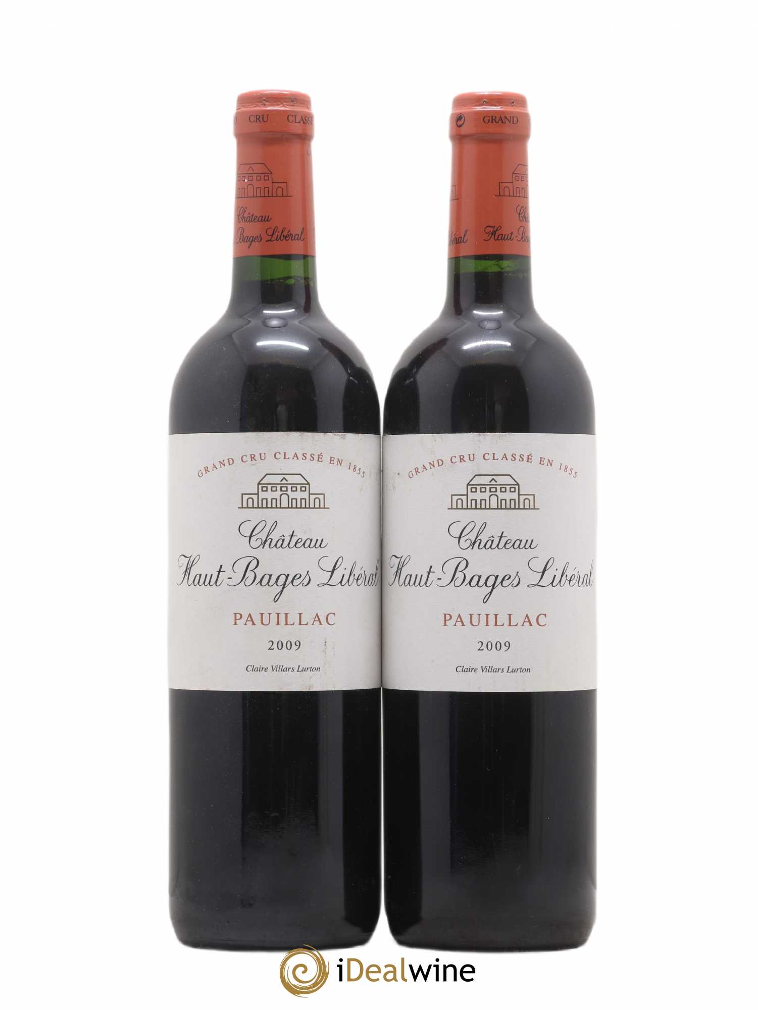 Château Haut Bages Libéral 5ème Grand Cru Classé 2009 - Lot de 2 bouteilles - 0
