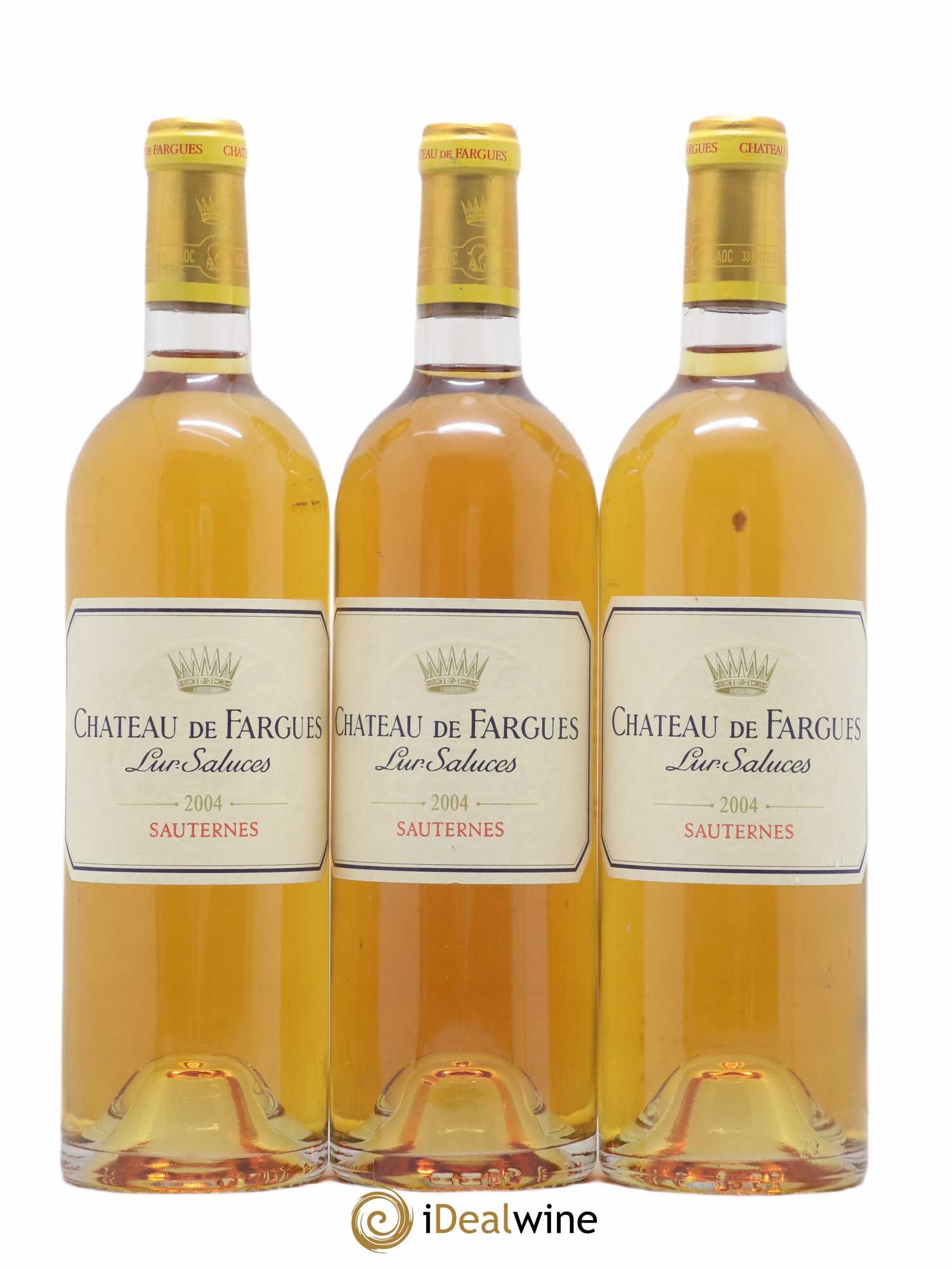 Château de Fargues 2004 - Lotto di 3 bottiglie - 0