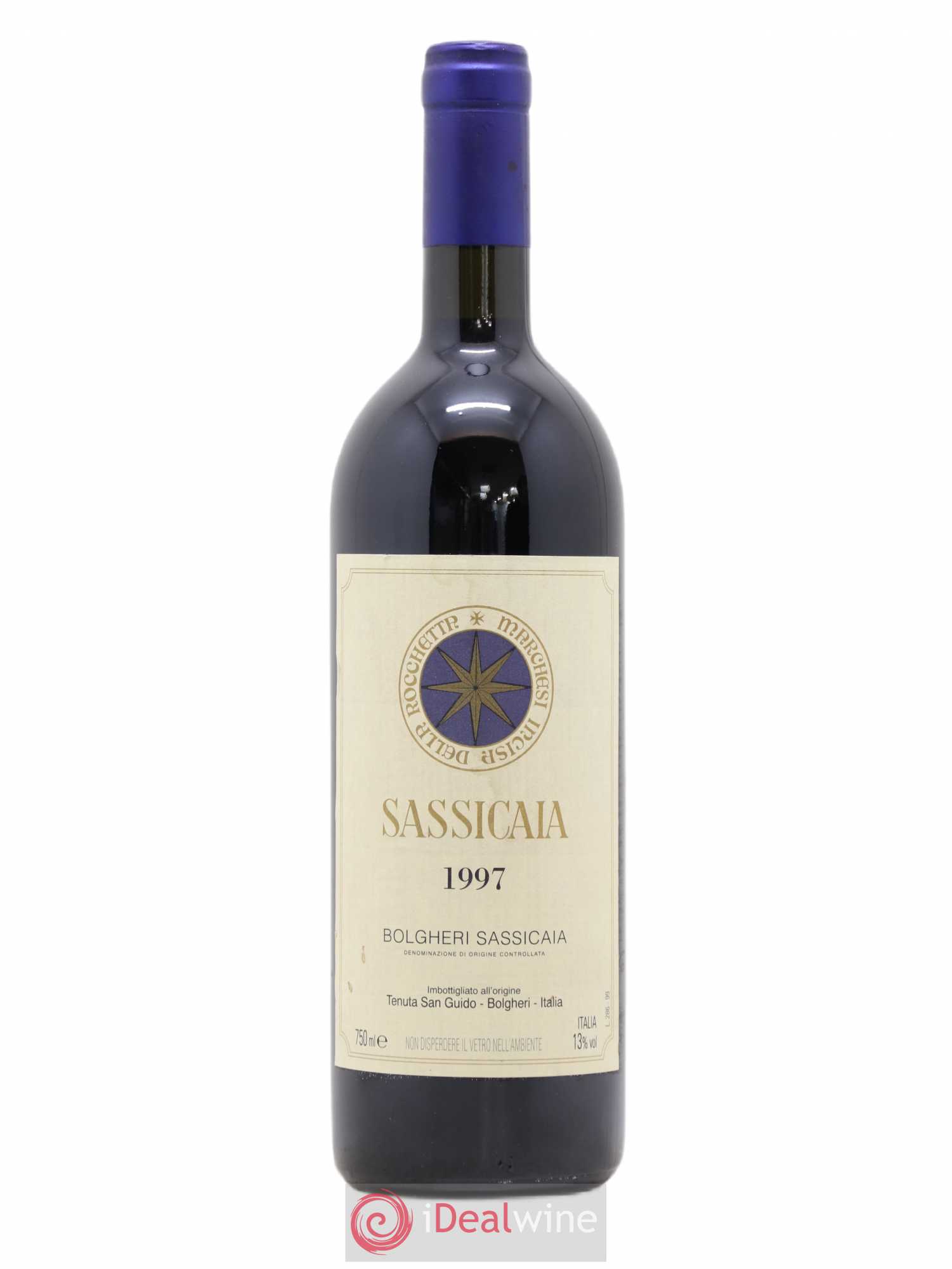 Bolgheri DOC Sassicaia Tenuta San Guido 1997 - Lot de 1 bouteille - 0