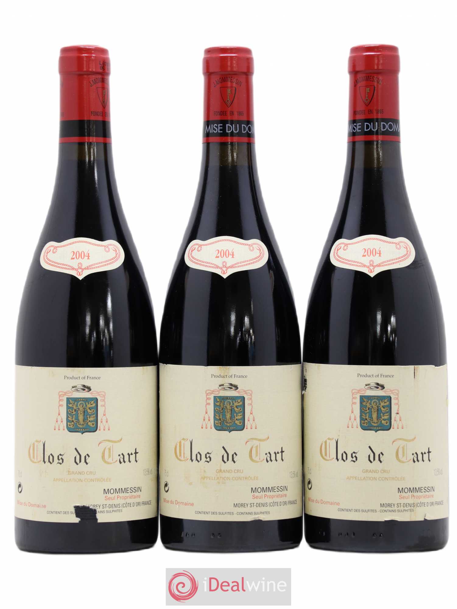 Clos de Tart Grand Cru Clos de Tart 2004 - Lot de 3 bouteilles - 0