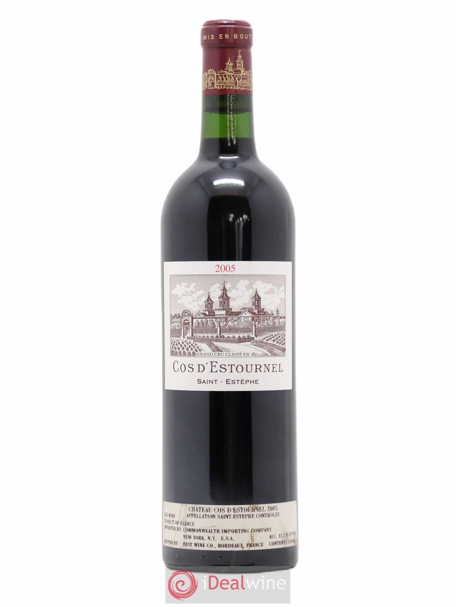 Cos d'Estournel 2ème Grand Cru Classé 2005 - Lot de 1 bouteille - 0
