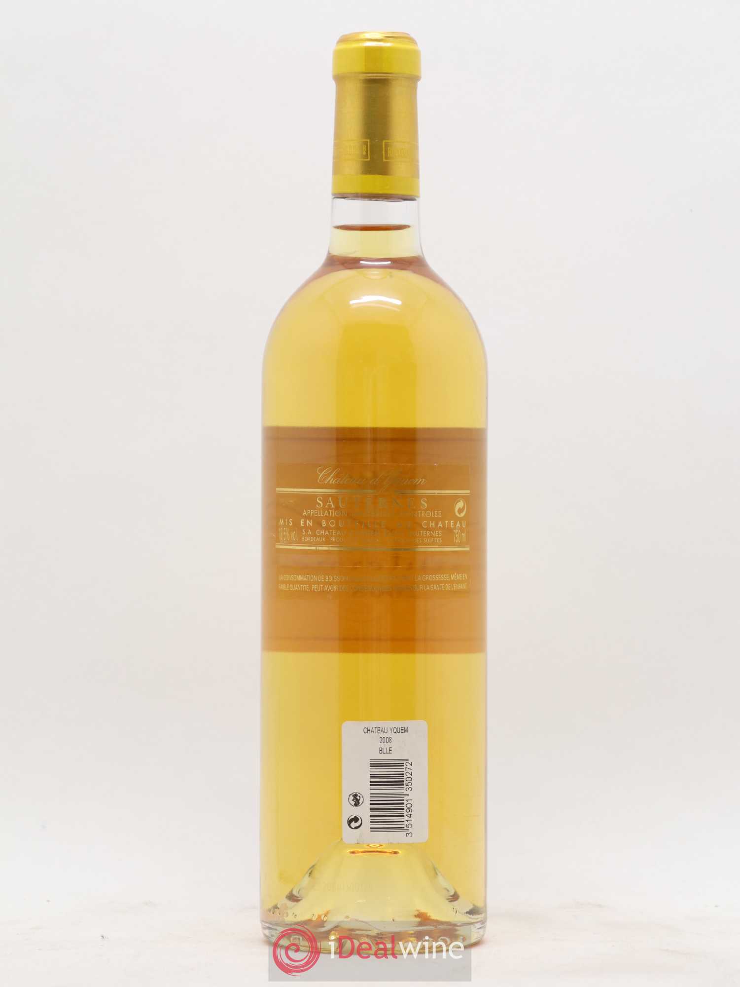 Château d' Yquem 1er Cru Classé Supérieur 2008 - Lotto di 1 bottiglia - 1