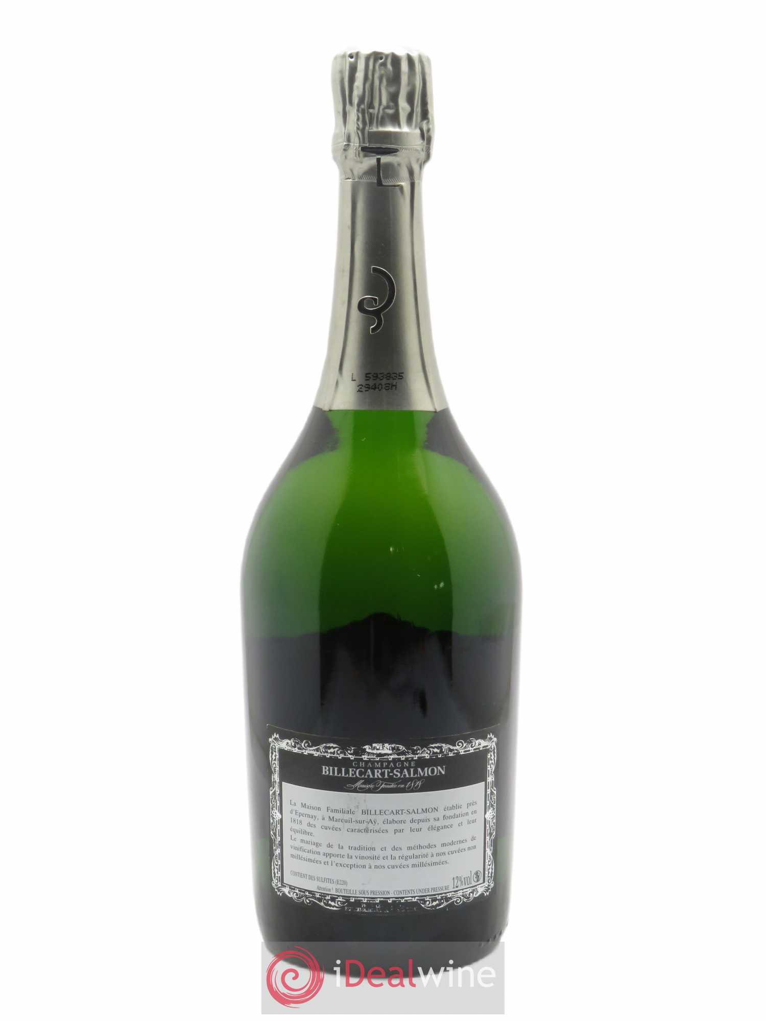 Brut Nicolas François Billecart Billecart-Salmon 1998 - Lot de 1 bouteille - 1