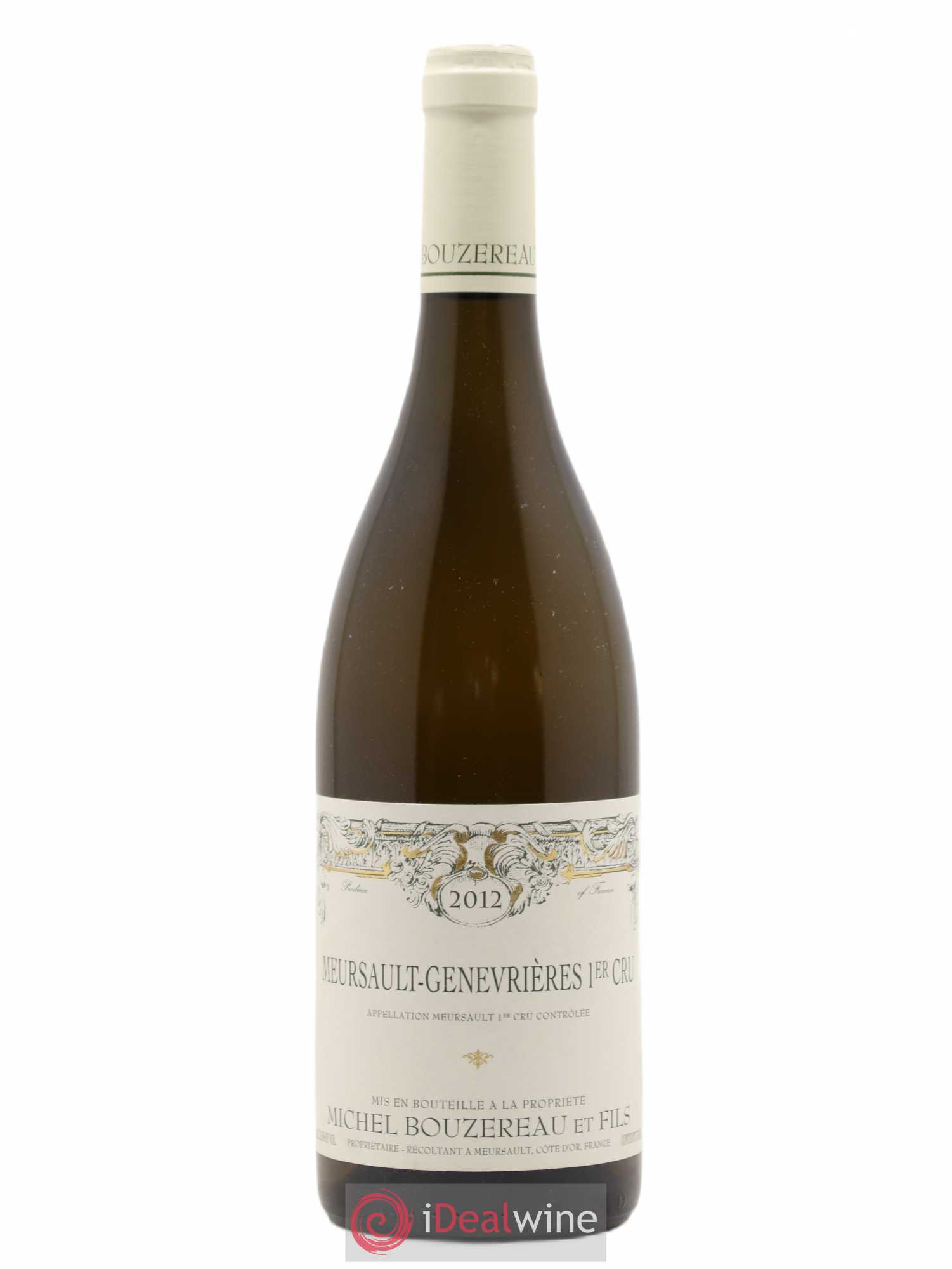 Meursault 1er Cru Les Genevrières Michel Bouzereau et Fils (Domaine) 2012 - Lot de 1 bouteille - 0