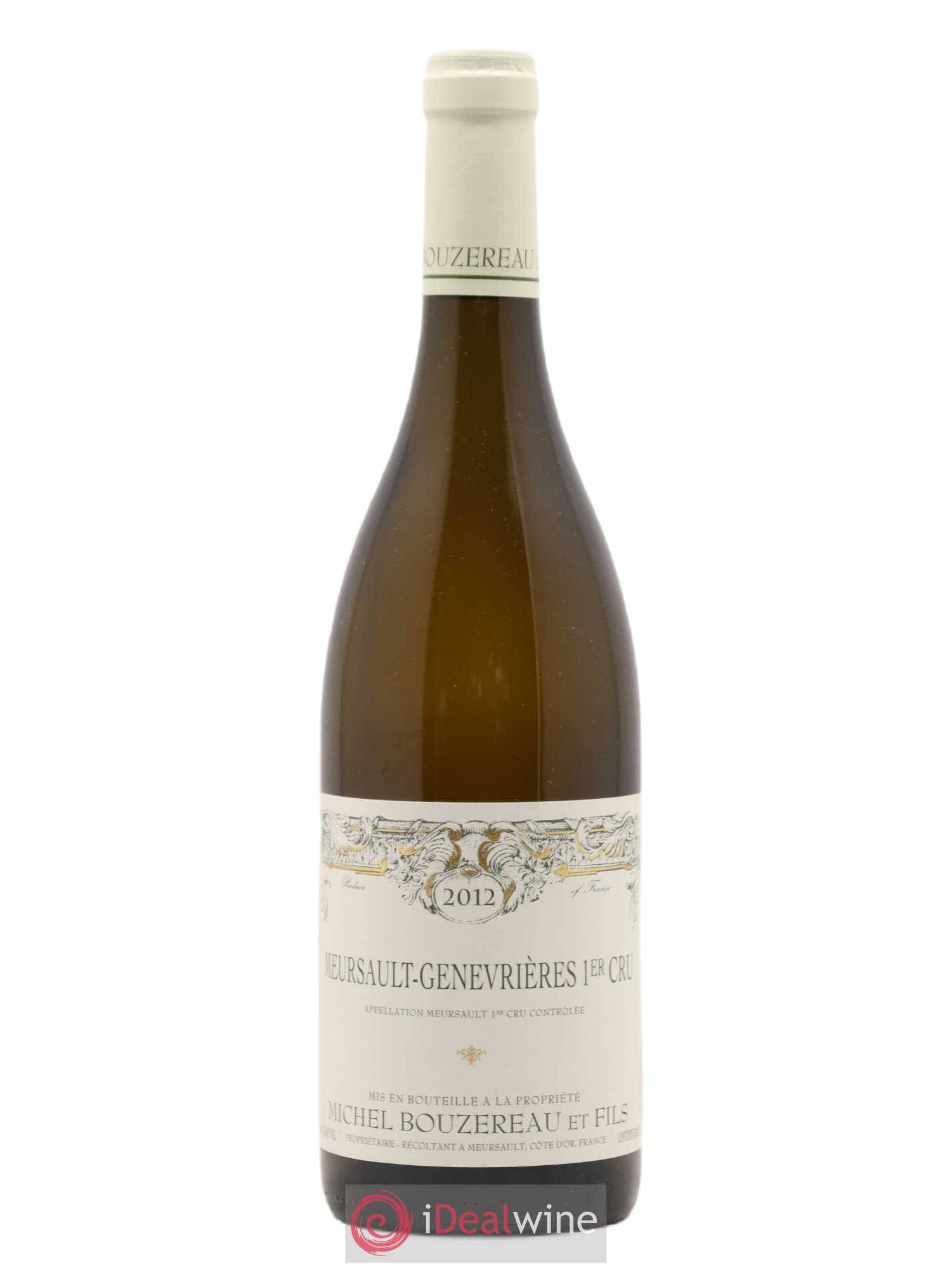 Meursault 1er Cru Les Genevrières Michel Bouzereau et Fils (Domaine) 2012 - Lot de 1 bouteille - 0