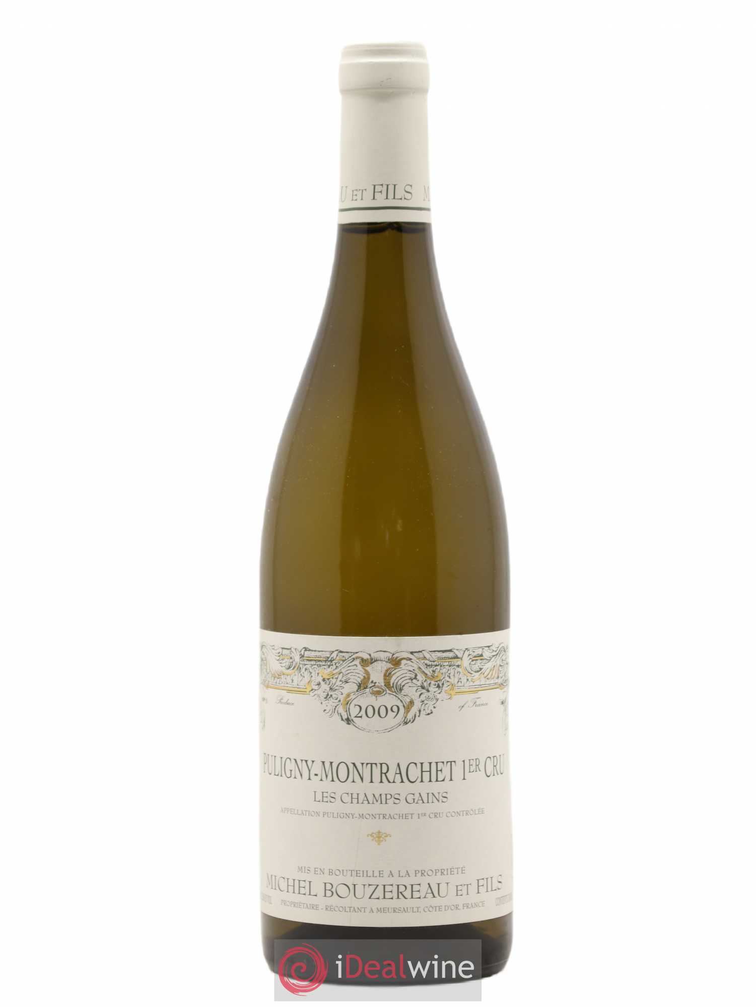 Puligny-Montrachet 1er Cru Les Champs Gains Michel Bouzereau et Fils (Domaine) 2009 - Lot de 1 bouteille - 0