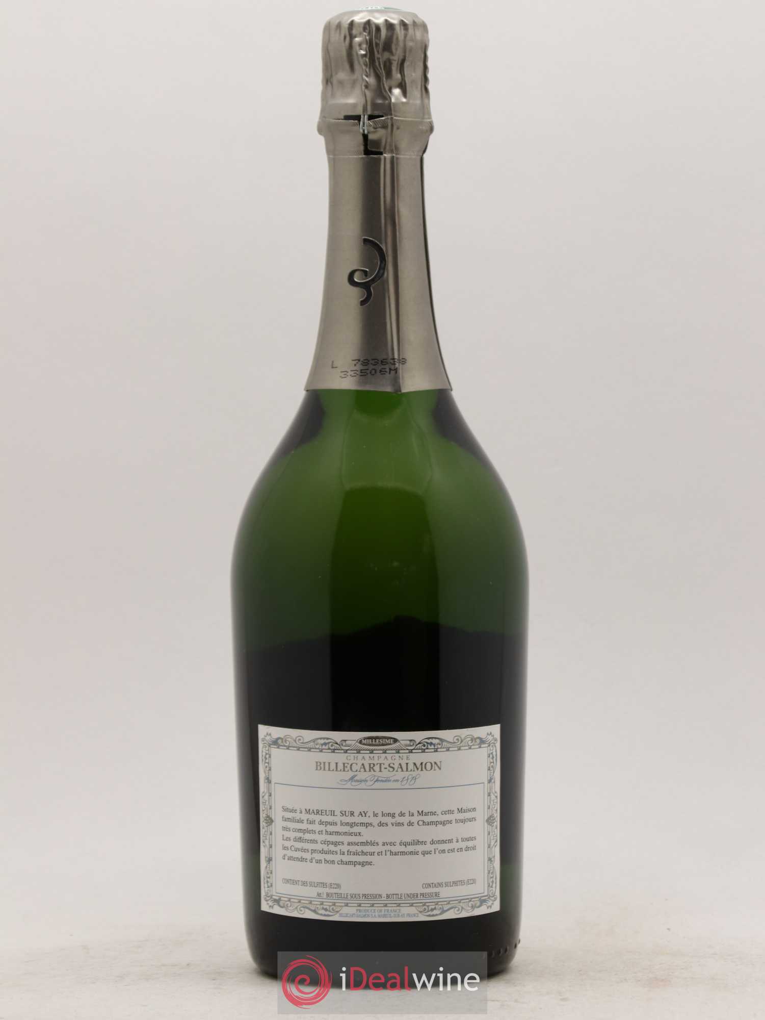 Blanc de Blancs Grand Cru Brut Billecart-Salmon 1998 - Lot de 1 bouteille - 1