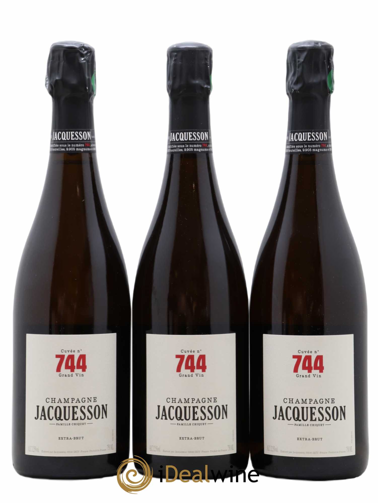Cuvée 744 Jacquesson - Lot de 3 bouteilles - 0