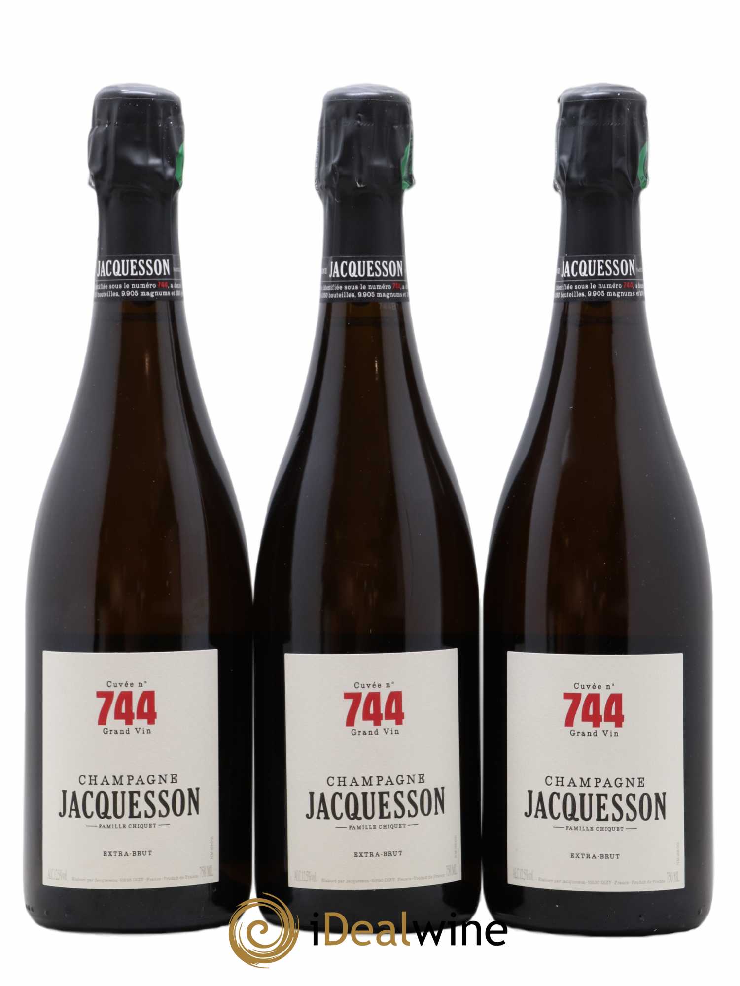 Cuvée 744 Jacquesson - Lot de 3 bouteilles - 0
