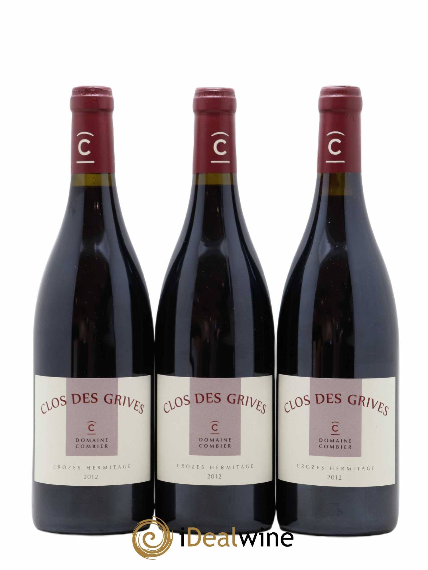 Crozes-Hermitage Clos des Grives Combier 2012 - Lot de 3 bouteilles - 0