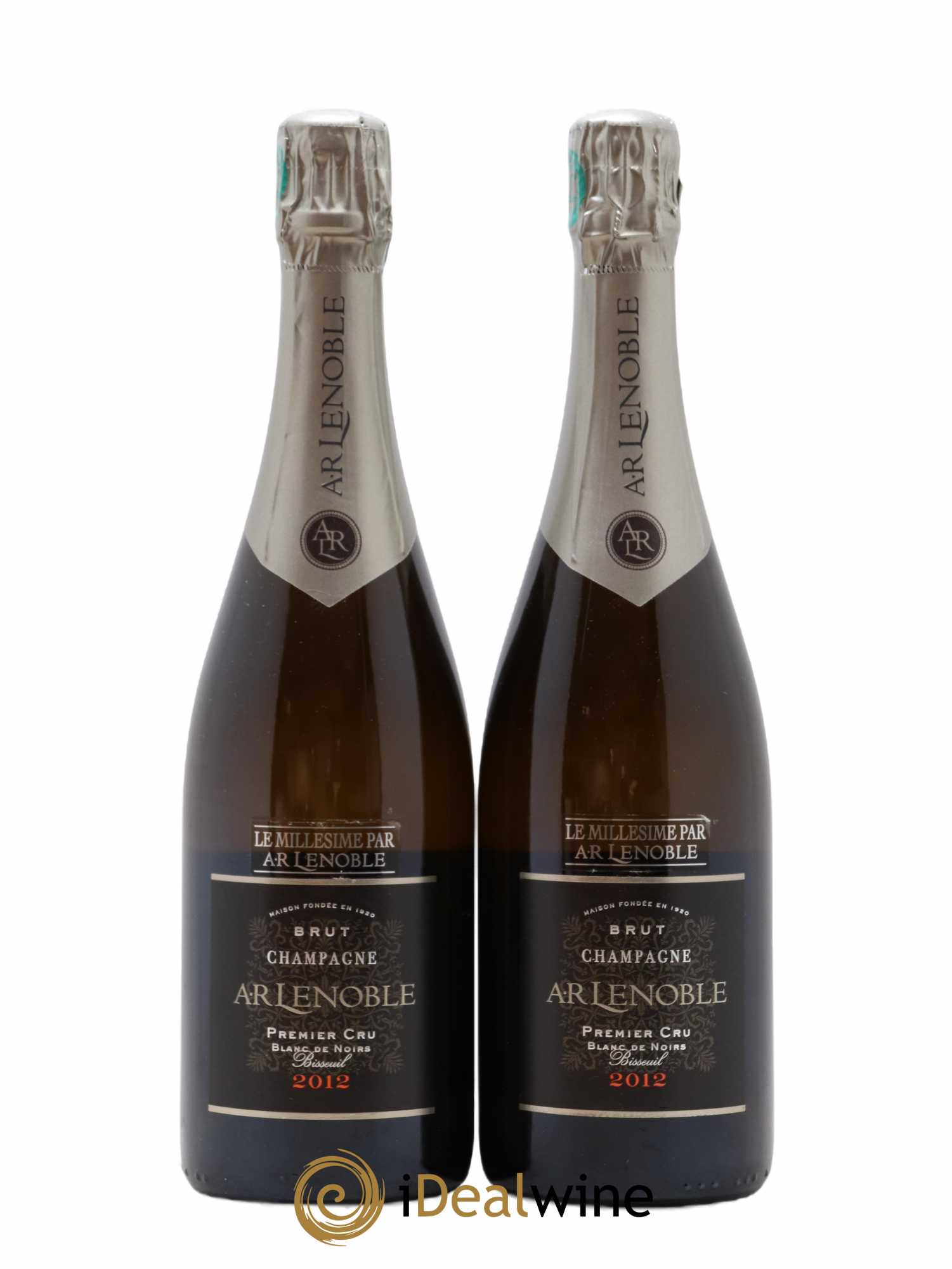 Champagne Premier Cru Blanc de Noirs AR Lenoble 2012 - Posten von 2 Flaschen - 0