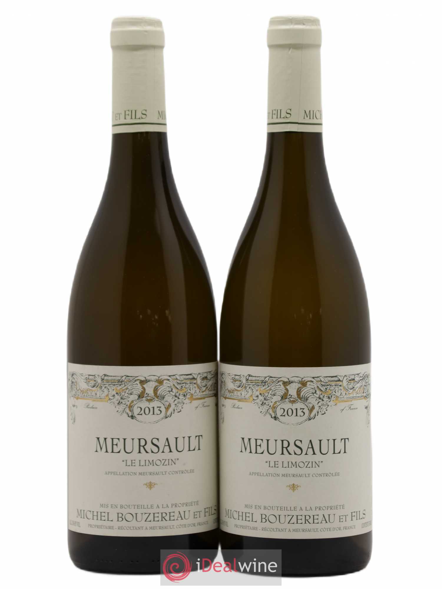 Meursault Le Limozin Michel Bouzereau et Fils (Domaine) 2013 - Lot de 2 bouteilles - 0