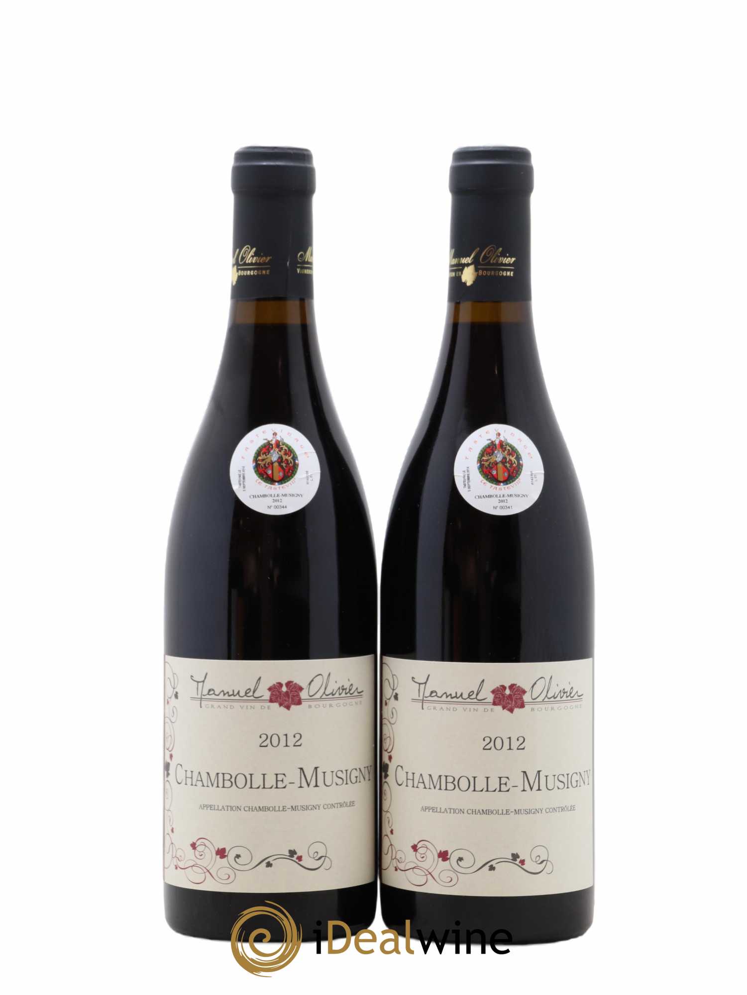 Chambolle-Musigny Domaine Manuel Olivier 2012 - Lot de 2 bouteilles - 0