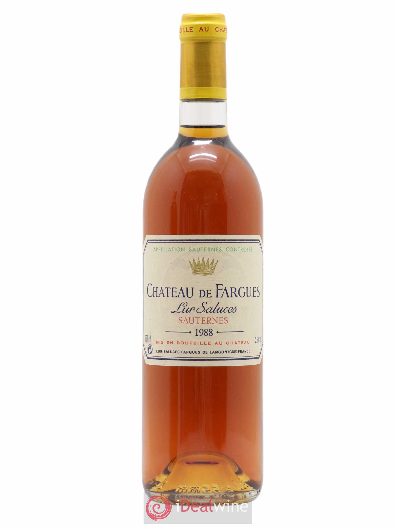Château de Fargues 1988 - Lot de 1 bouteille - 0