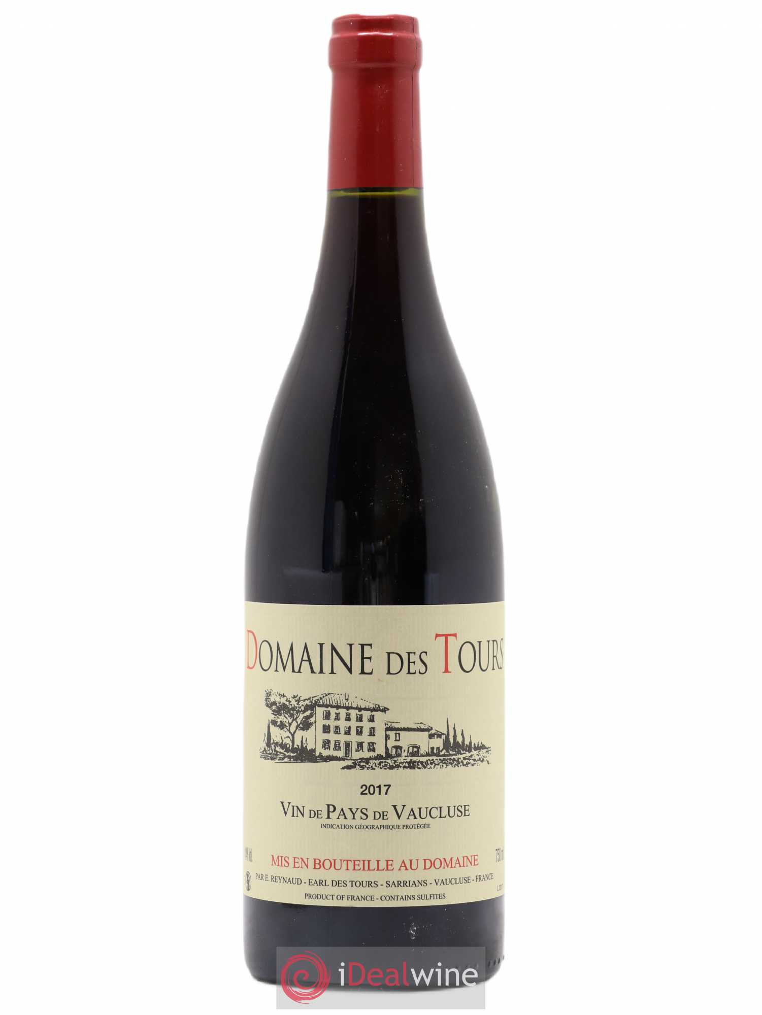 Vaucluse (Vin de Pays de Vaucluse) Domaine des Tours Emmanuel Reynaud 2017 - Lot de 1 bouteille - 0