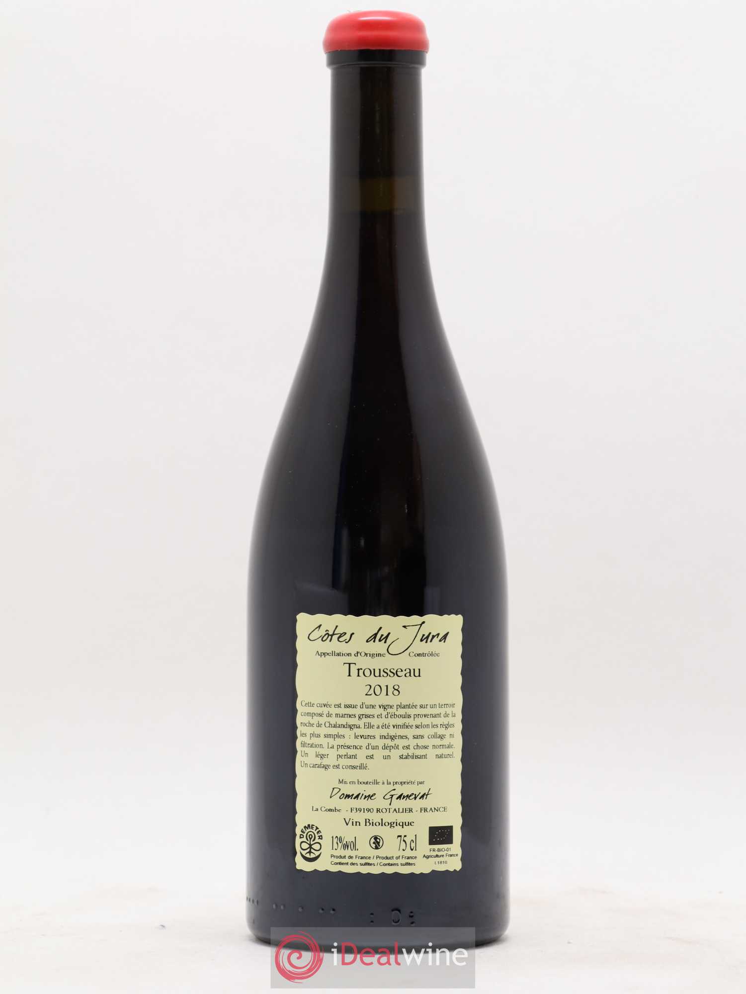Côtes du Jura Plein Sud Jean-François Ganevat (Domaine) 2018 - Lot de 1 bouteille - 1