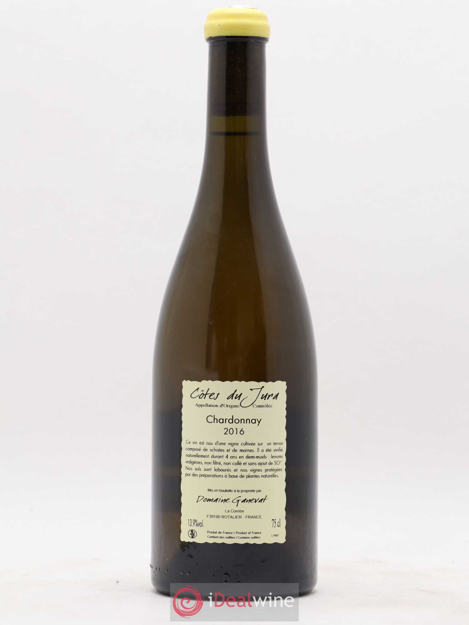 Côtes du Jura Grusse en Billat Jean-François Ganevat (Domaine) 2016 - Lot de 1 bouteille - 1