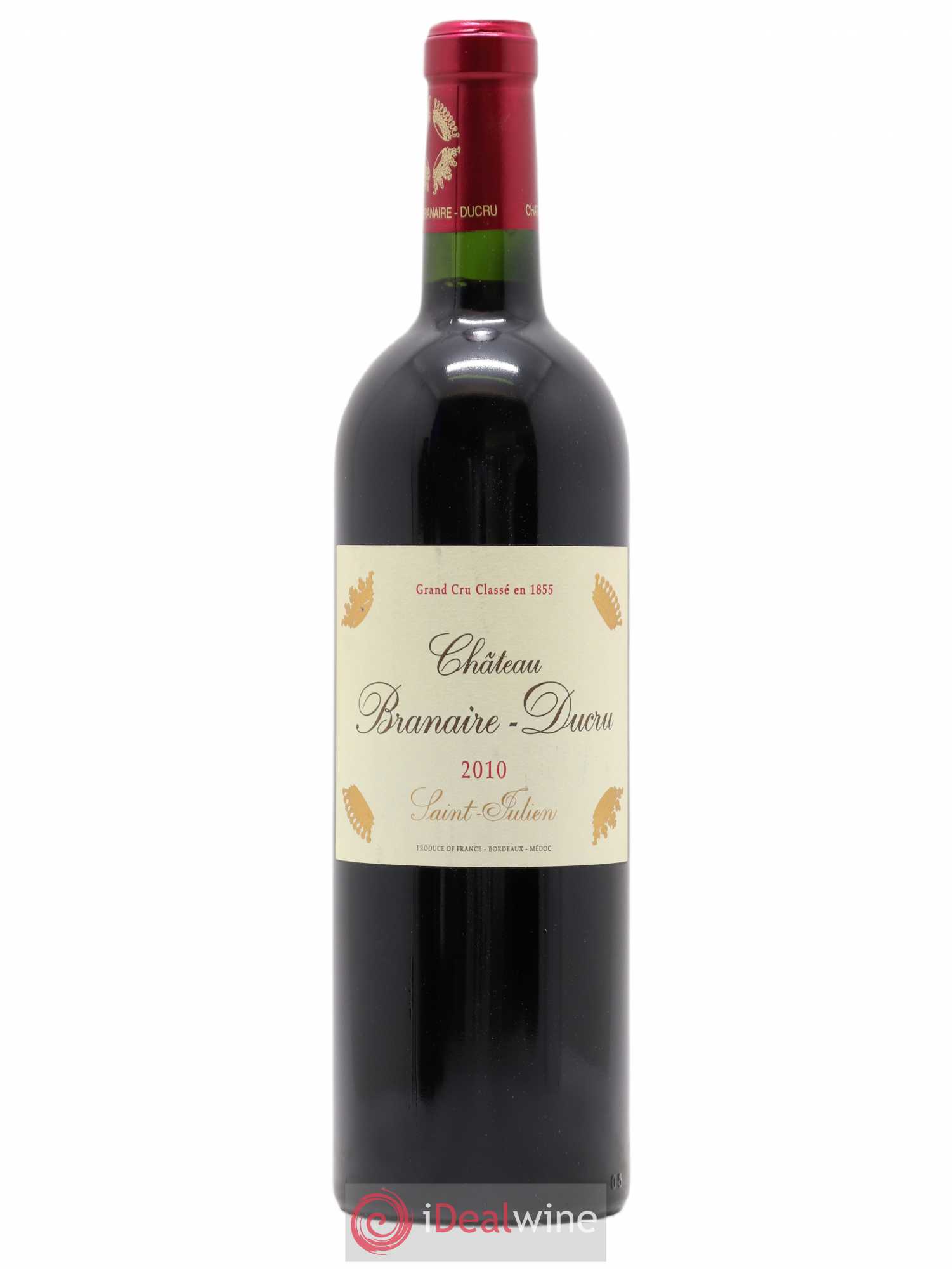Château Branaire Ducru 4ème Grand Cru Classé 2010 - Lot de 1 bouteille - 0