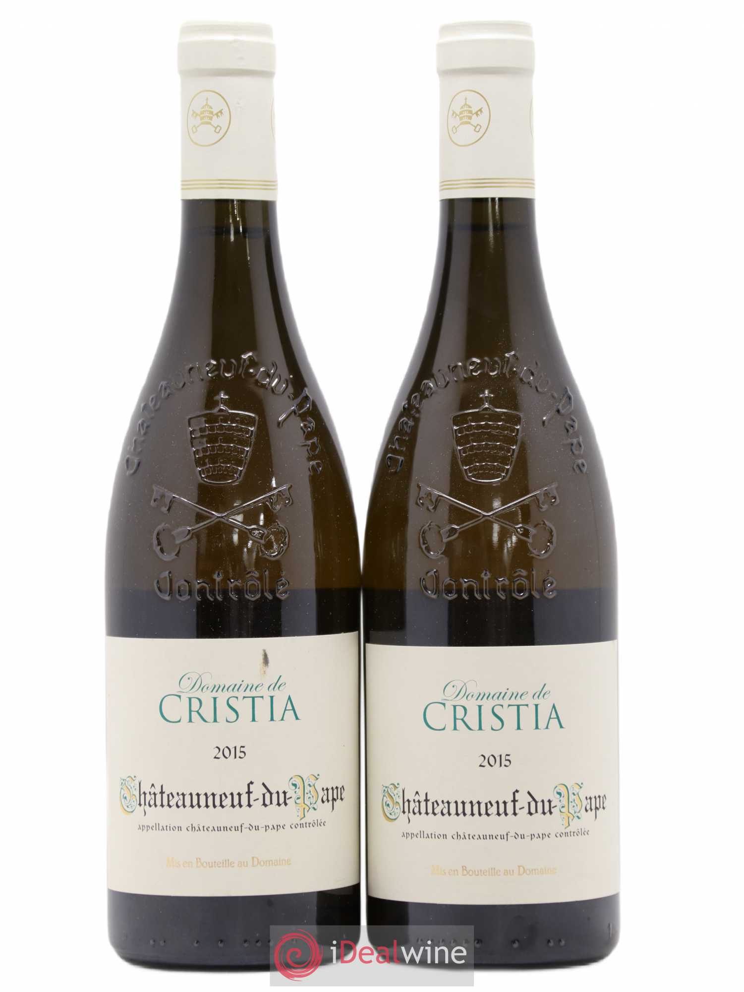 Châteauneuf-du-Pape Cristia 2015 - Posten von 2 Flaschen - 0