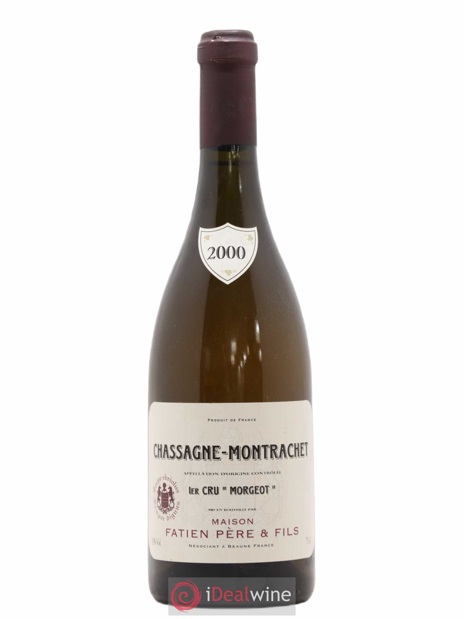 Chassagne-Montrachet 1er Cru Morgeot Fatien Pere Et Fils 2000 - Posten von 1 Flasche - 0