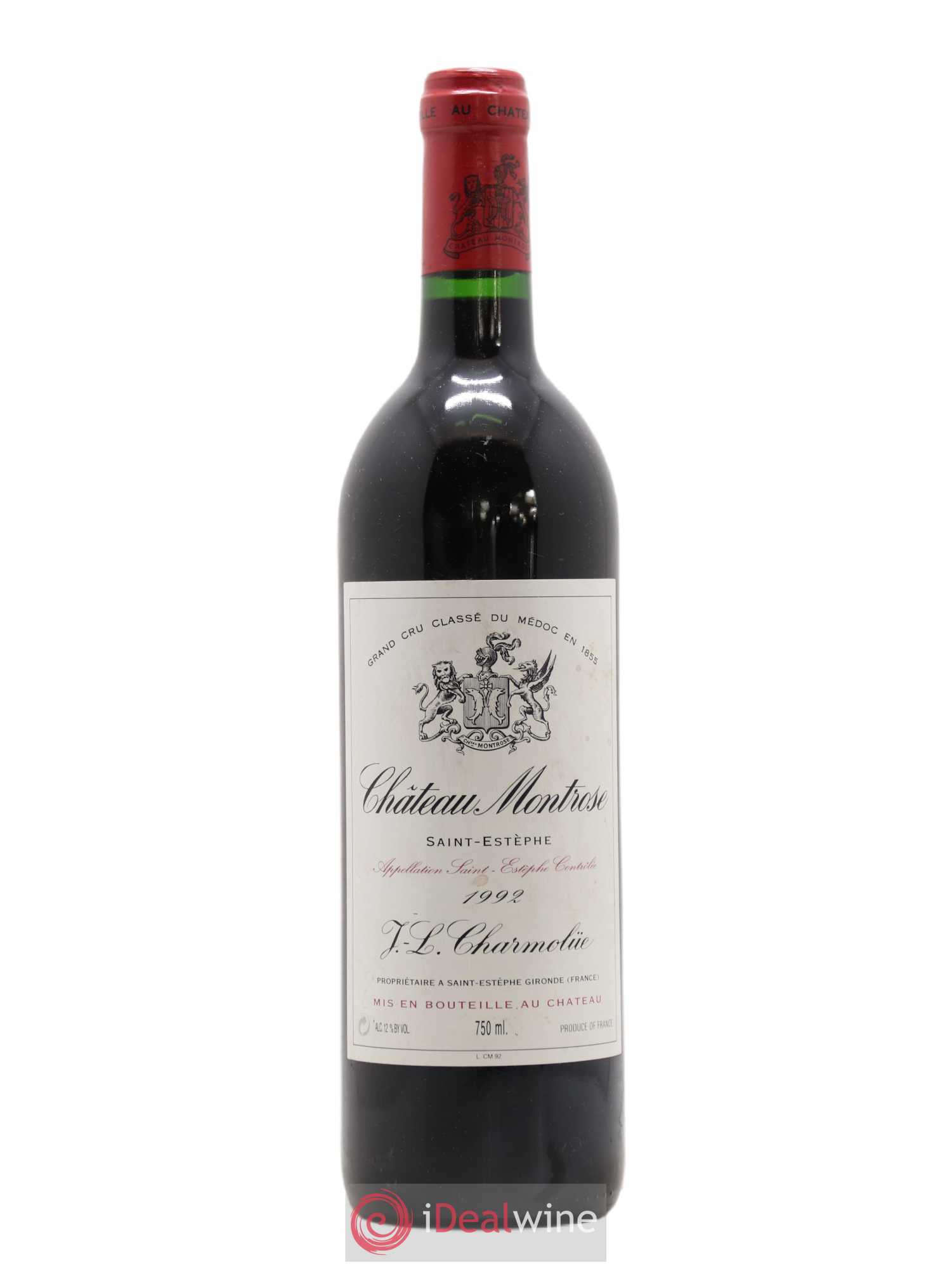 Château Montrose 2ème Grand Cru Classé 1992 - Lot de 1 bouteille - 0