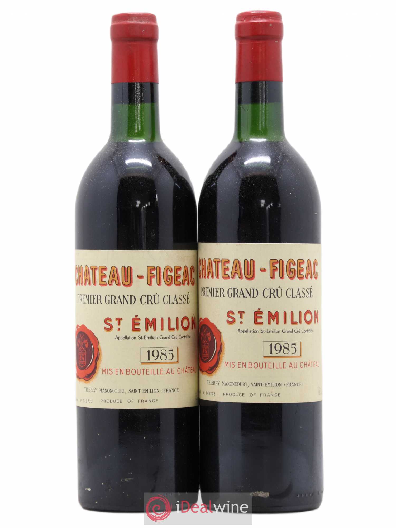 Château Figeac 1er Grand Cru Classé A 1985 - Lot de 2 bouteilles - 0