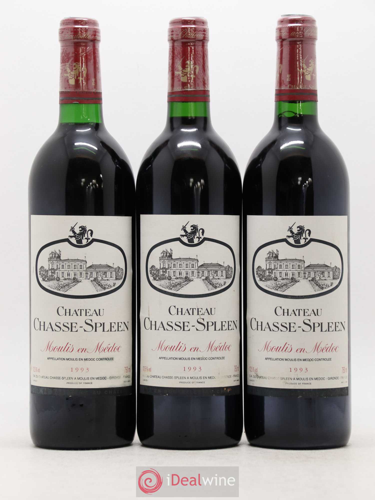 Château Chasse Spleen 1993 - Lot de 6 bouteilles - 2