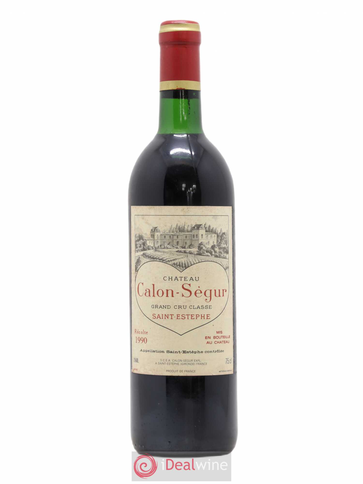 Château Calon Ségur 3ème Grand Cru Classé 1990 - Lot de 1 bouteille - 0