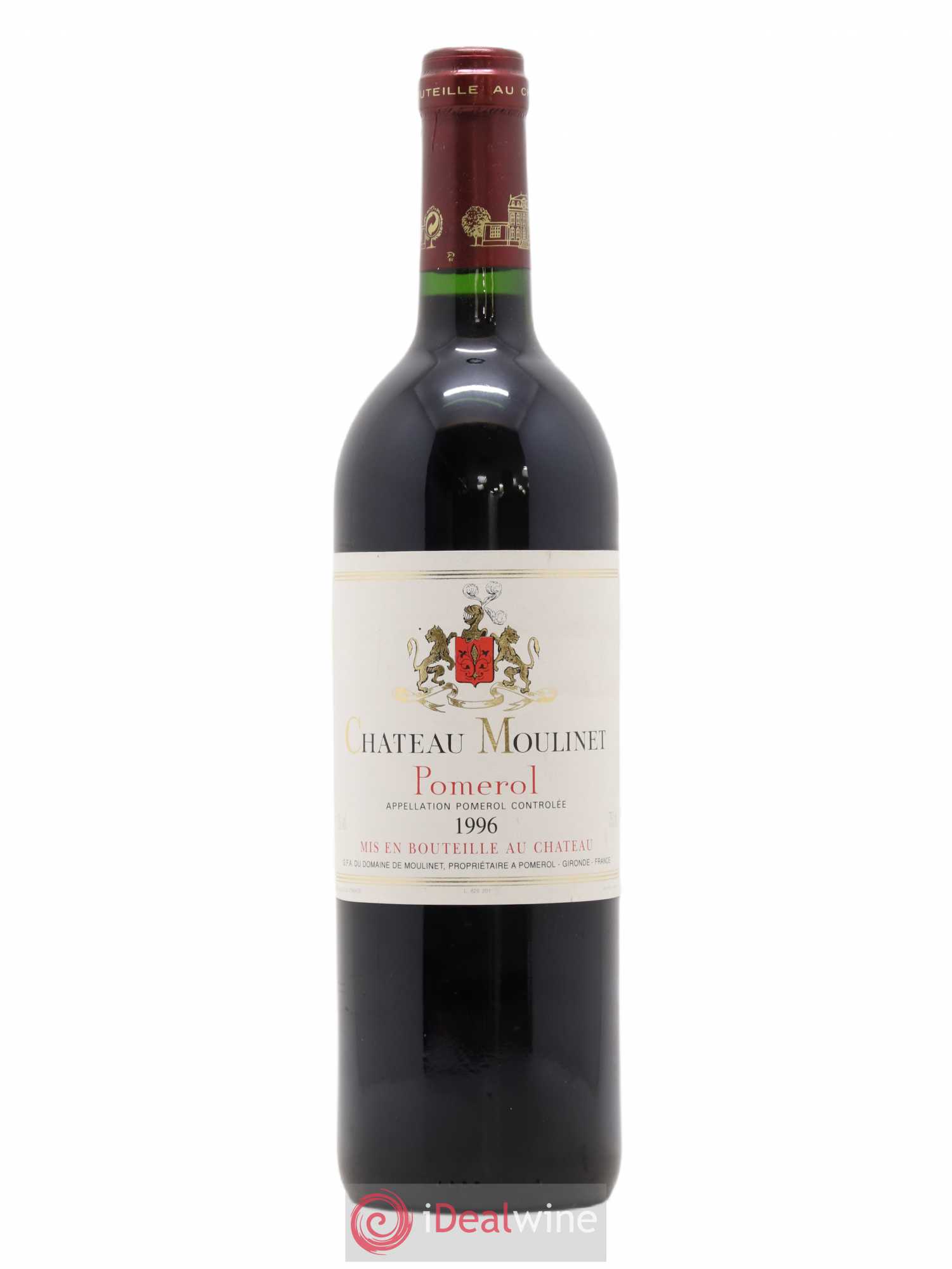 Château Moulinet 1996 - Lot de 1 bouteille - 0