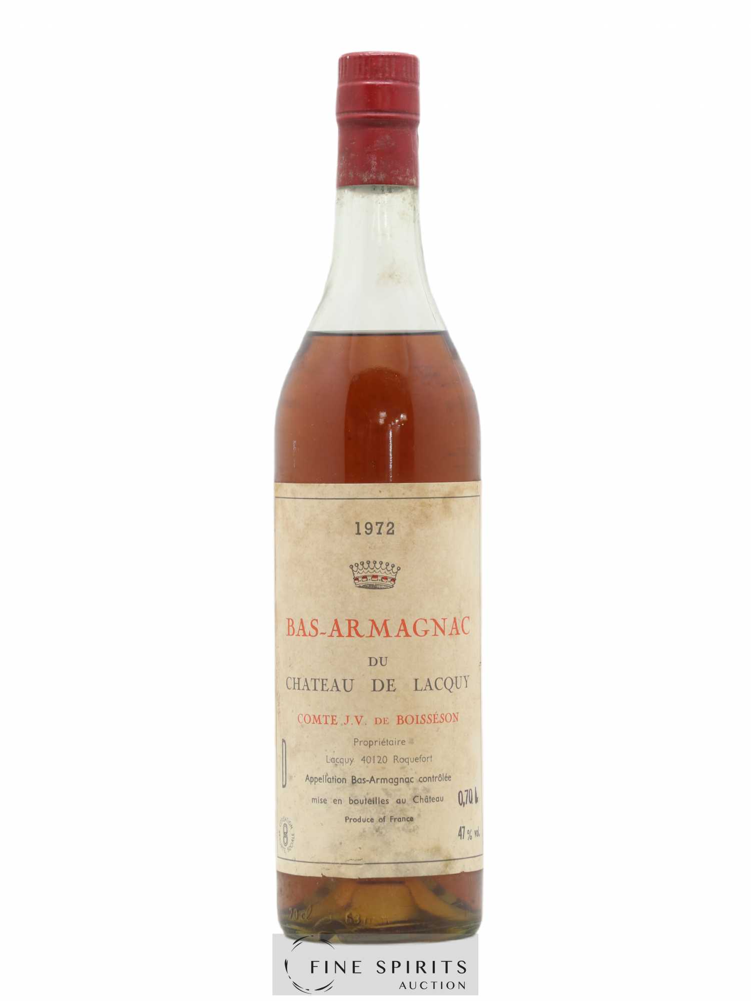 Château de Lacquy 1972 Of. Comte de Boisseson - Lot de 1 bouteille - 0