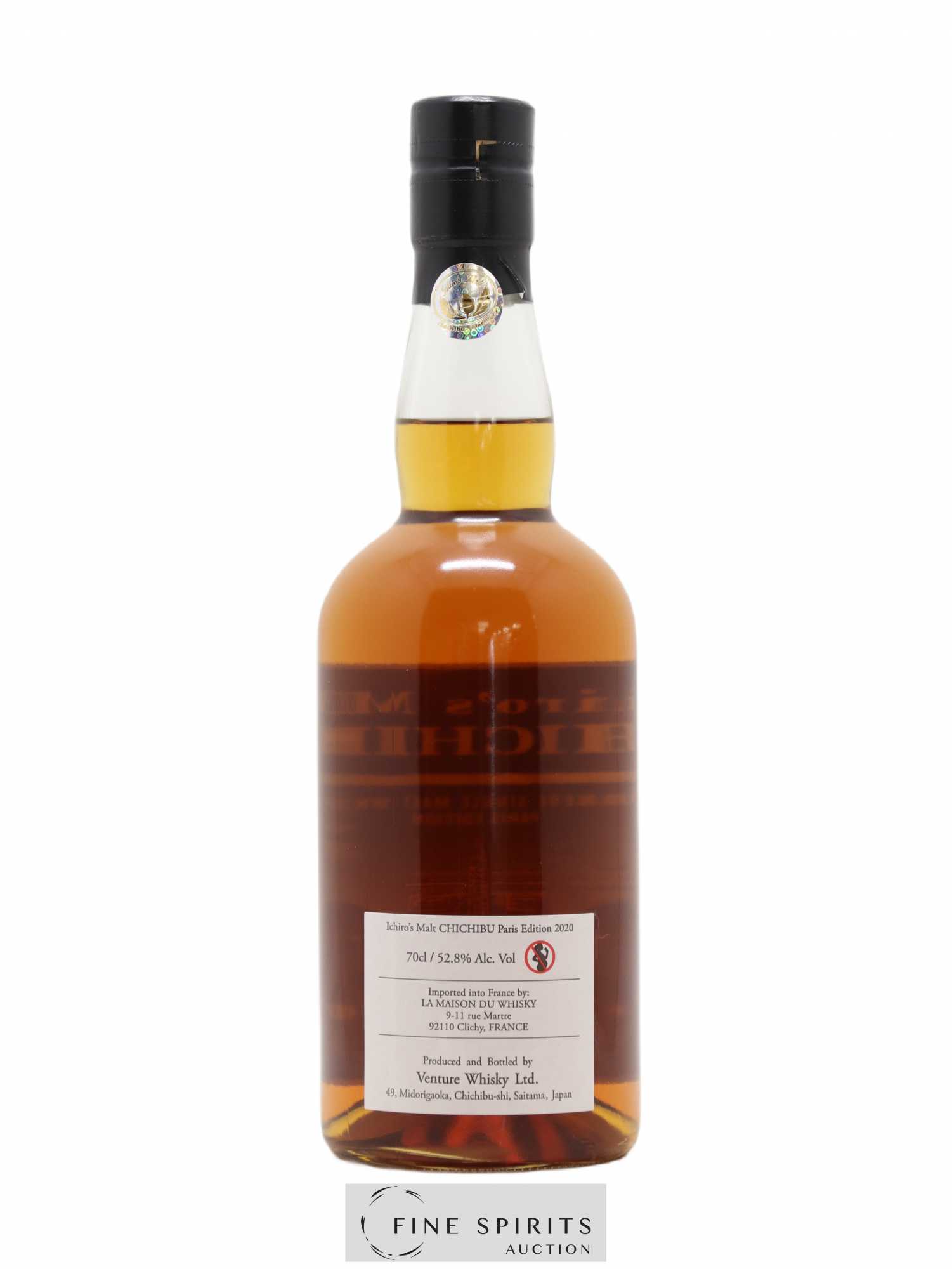 Chichibu Of. Paris Edition 2020 Release - One of 1833 Ichiro's Malt - Lot de 1 bouteille - 2