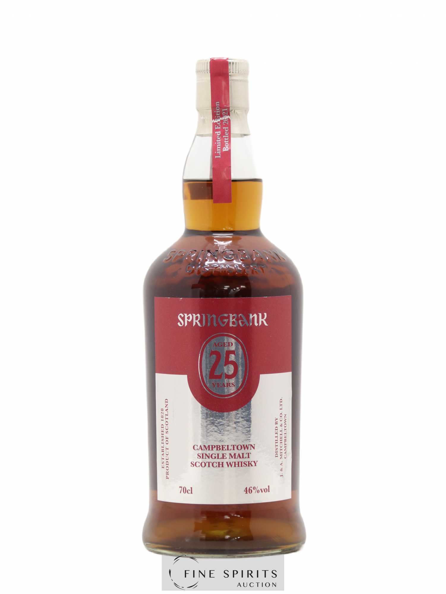 Springbank 25 years Of. One of 1400 - bottled 2021 Limited Edition - Lot of 1 bottle - 1