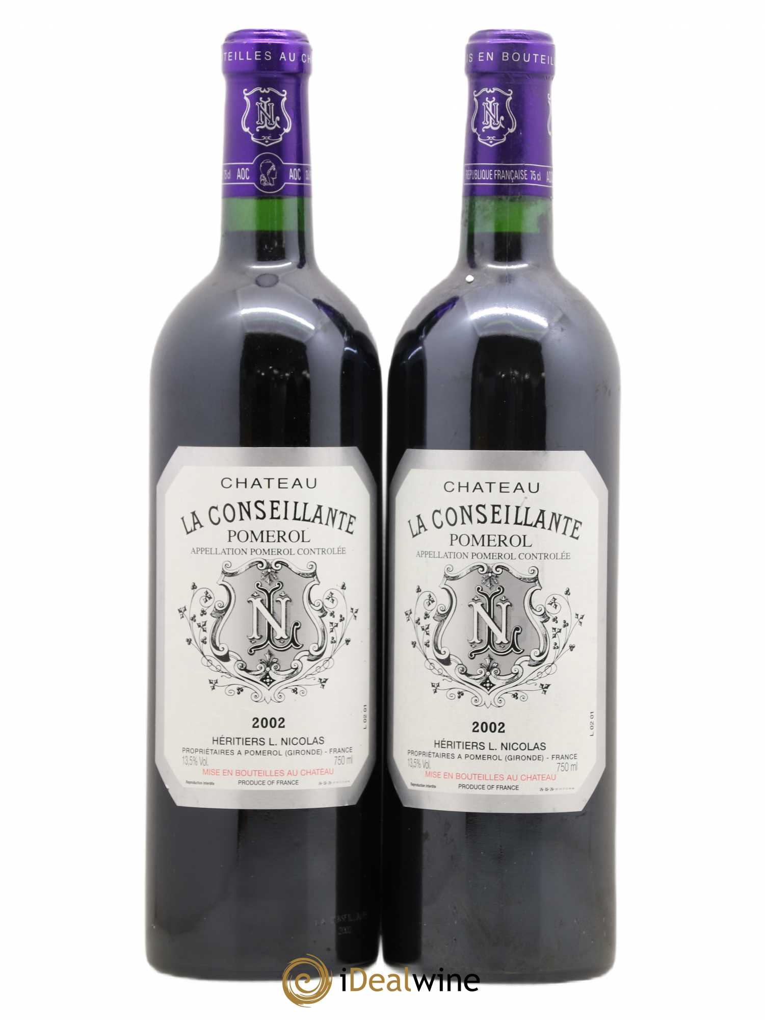 Château la Conseillante 2002 - Lot de 2 bouteilles - 0