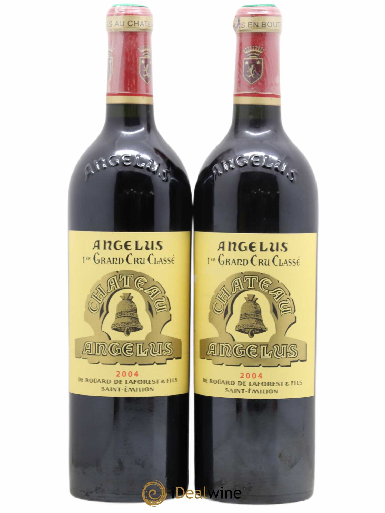 Château Angélus 1er Grand Cru Classé A 2004 - Lot de 2 bouteilles - 0