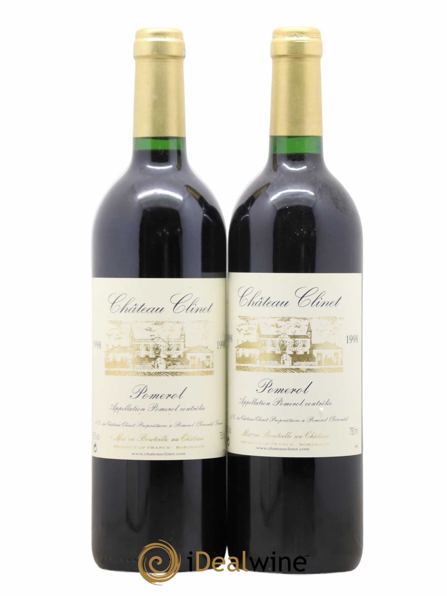 Château Clinet 1998 - Posten von 2 Flaschen - 0