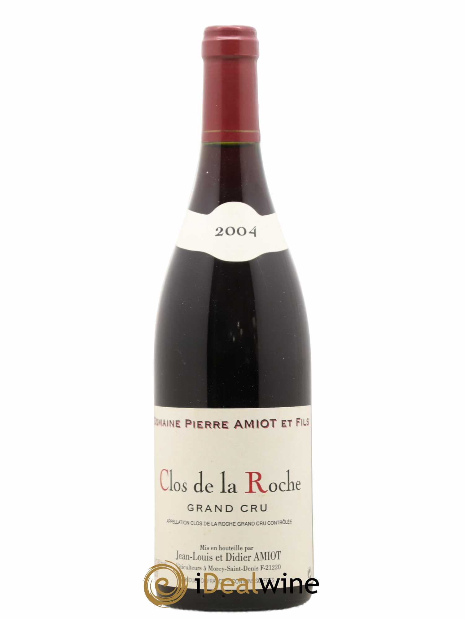 Clos de la Roche Grand Cru Pierre Amiot et Fils (Domaine) 2004 - Lot de 1 bouteille - 0