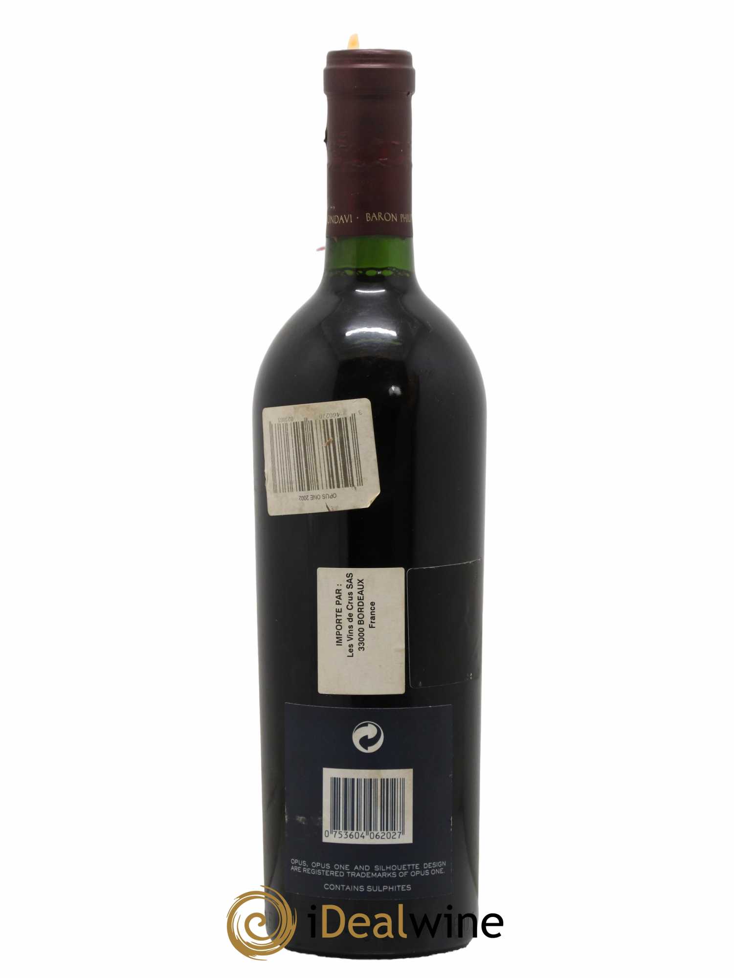 Napa Valley Opus One Robert Mondavi 2002 - Lotto di 1 bottiglia - 1