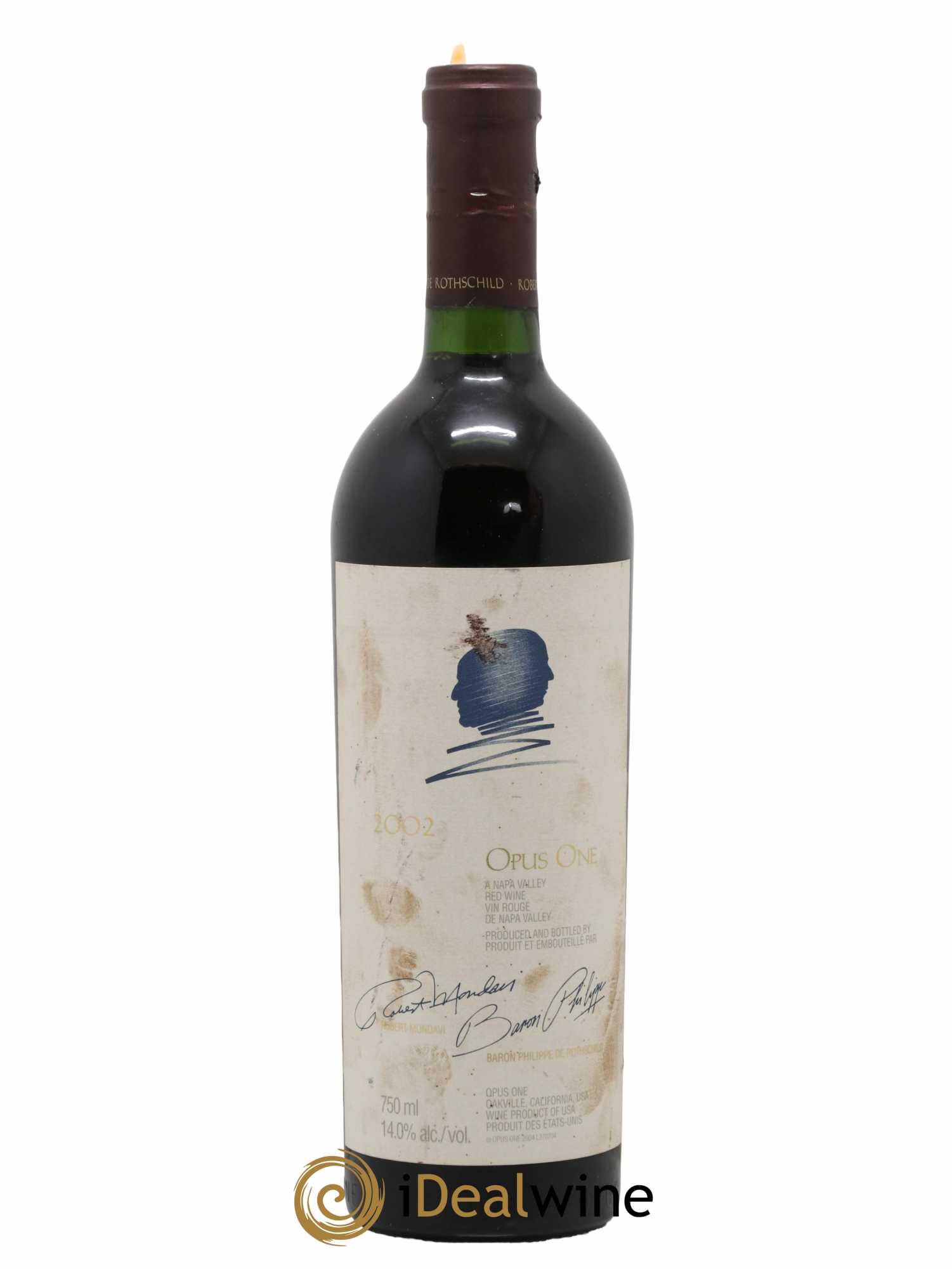 Napa Valley Opus One Robert Mondavi 2002 - Lotto di 1 bottiglia - 0