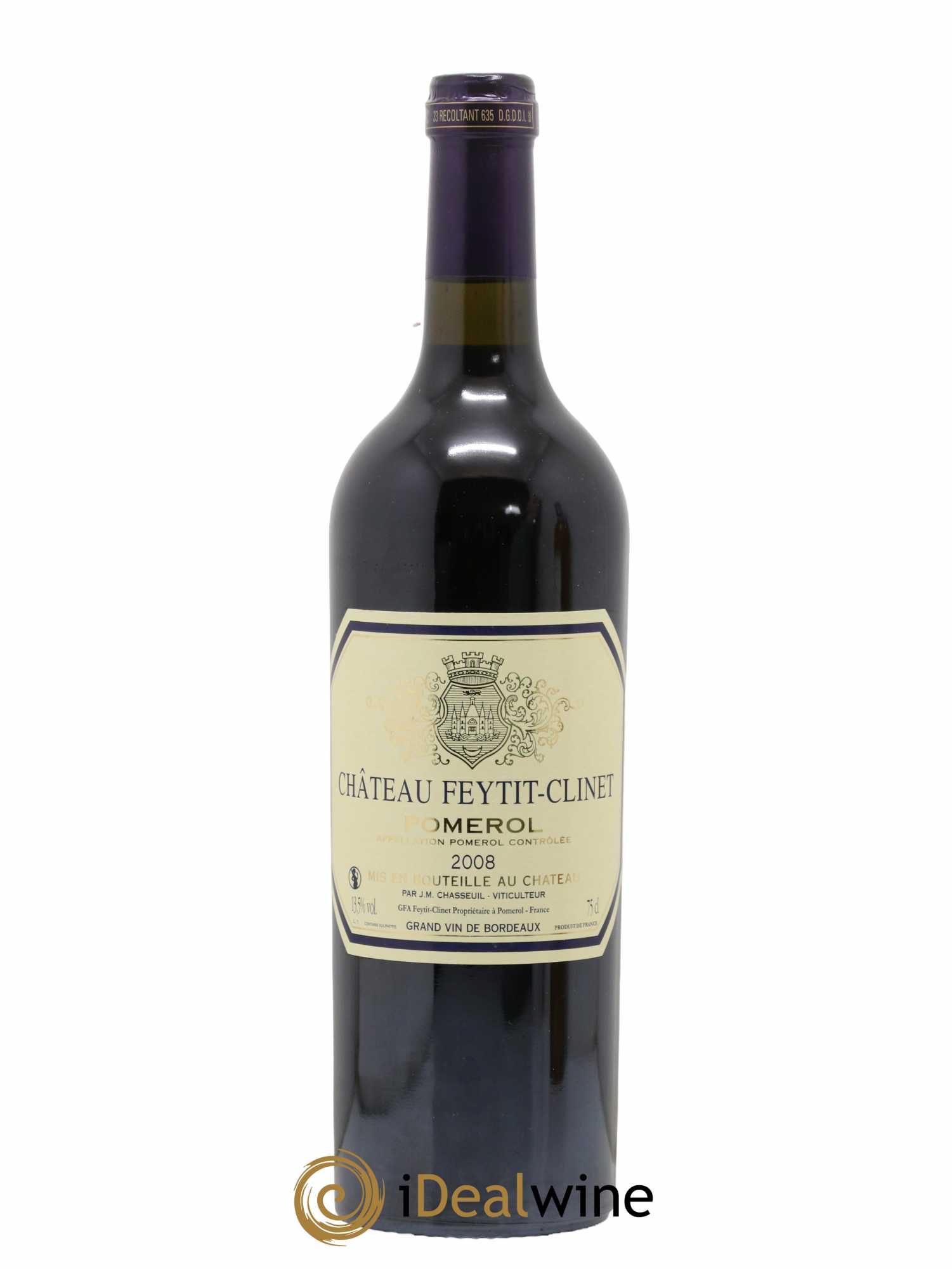 Château Feytit-Clinet 2008 - Lot de 1 bouteille - 0